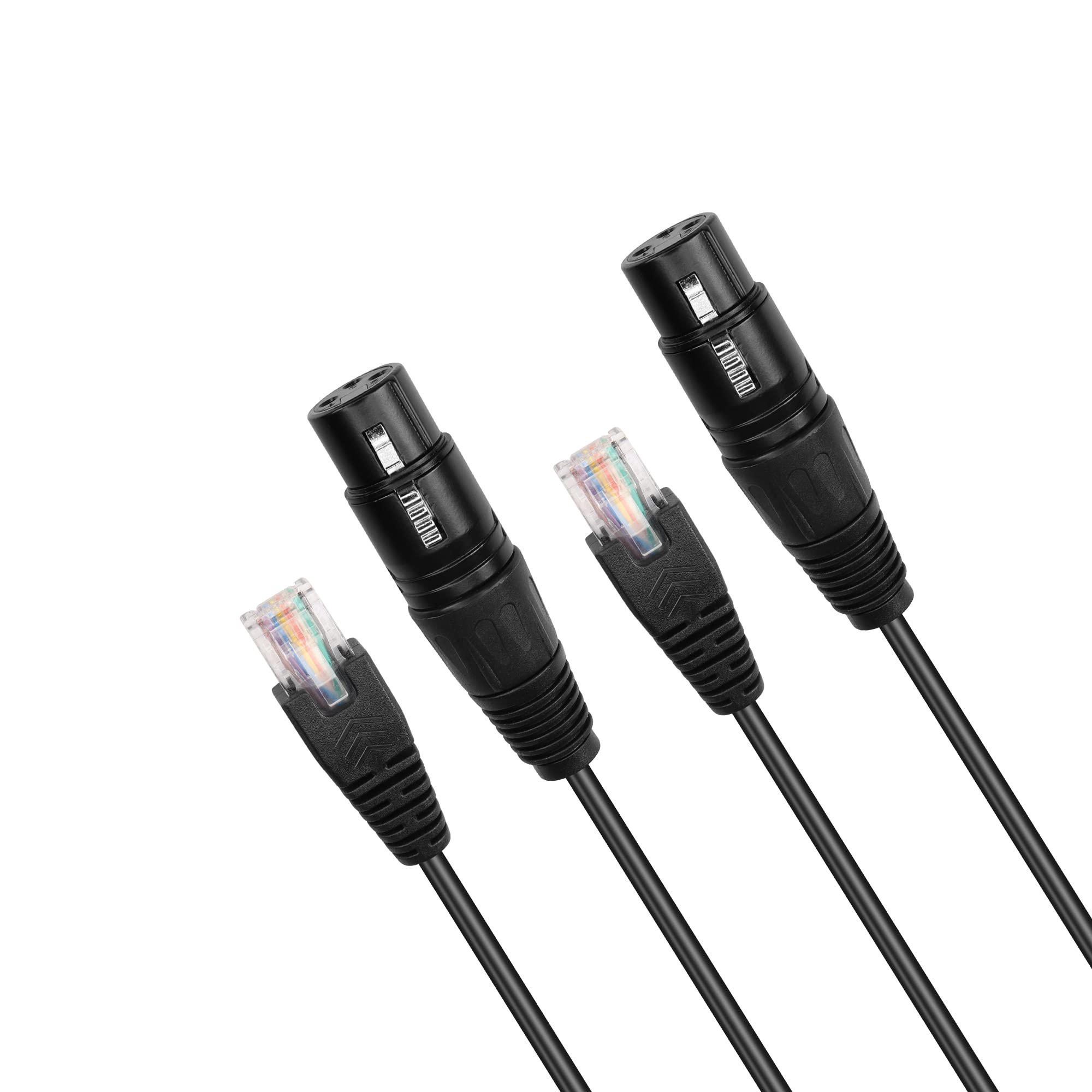 Amazon.com: GINTOOYUN 3 Pin XLR to RJ45 Converter Cable - XLR DMX