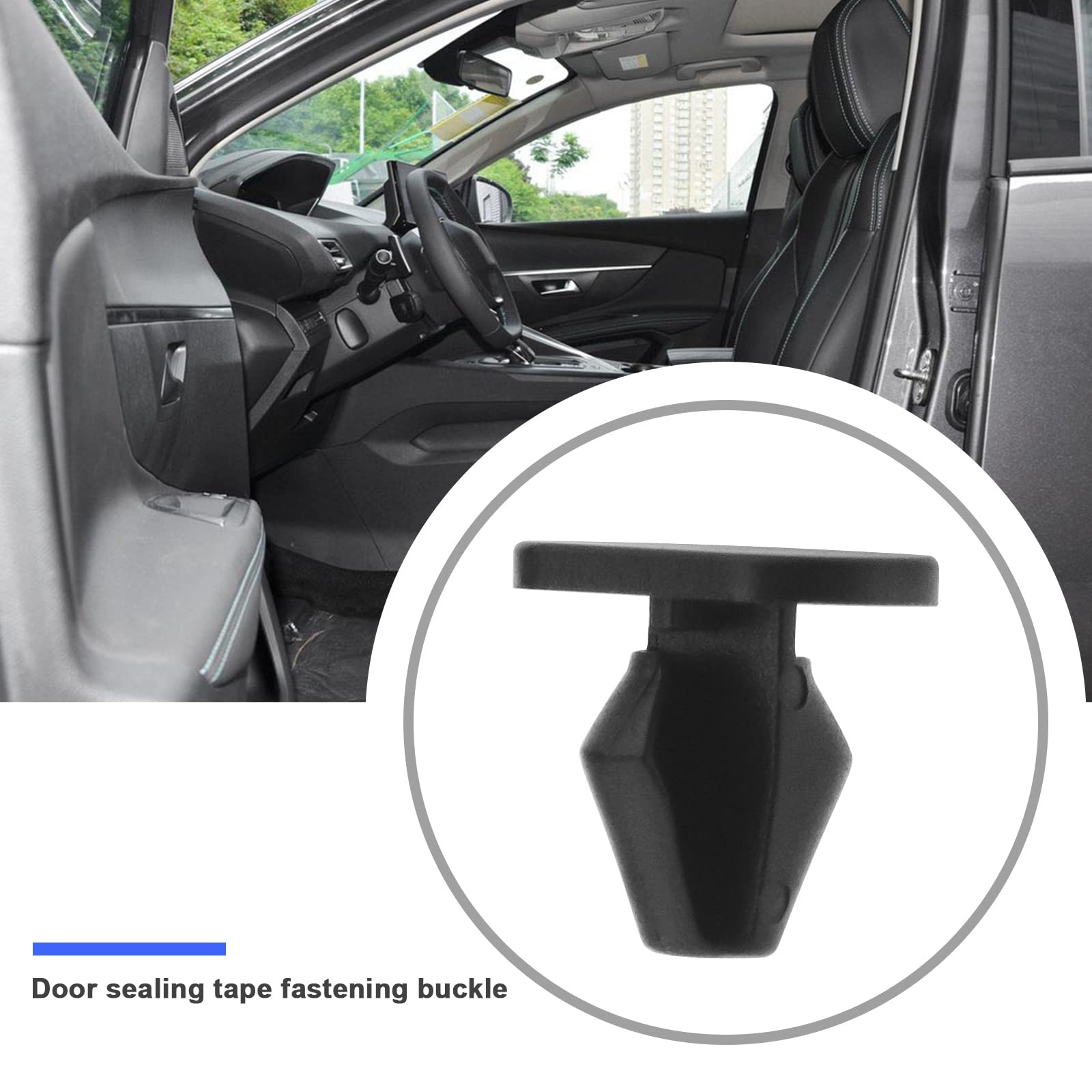 10X Fastening Clips Trim Door Seal For CITROËN C3 C5 X7 9025J8 9025W9