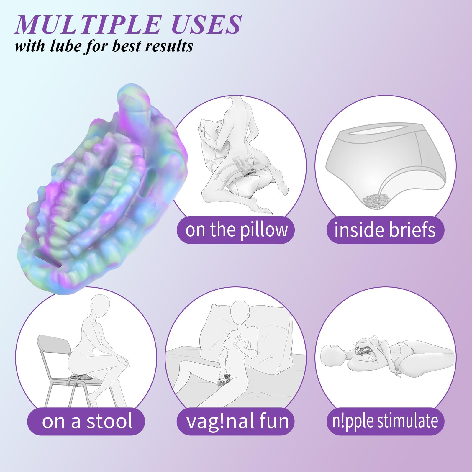 Amazon com Strap On Grinder Dildo Sex Toy Multi Purpose Fantasy  