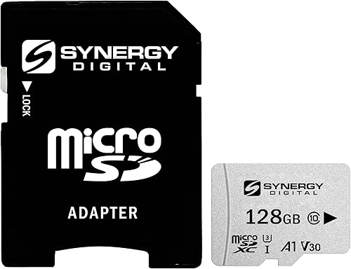Synergy - Tarjeta de memoria para cámara digital (compatible con cámara digital Canon Ivy CLIQ, tarjeta de memoria micro SD de 128 GB)