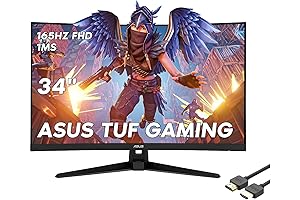 ASUS 32-Inch Curved Gaming Monitor: A Flawless Display for Immersive Entertainment