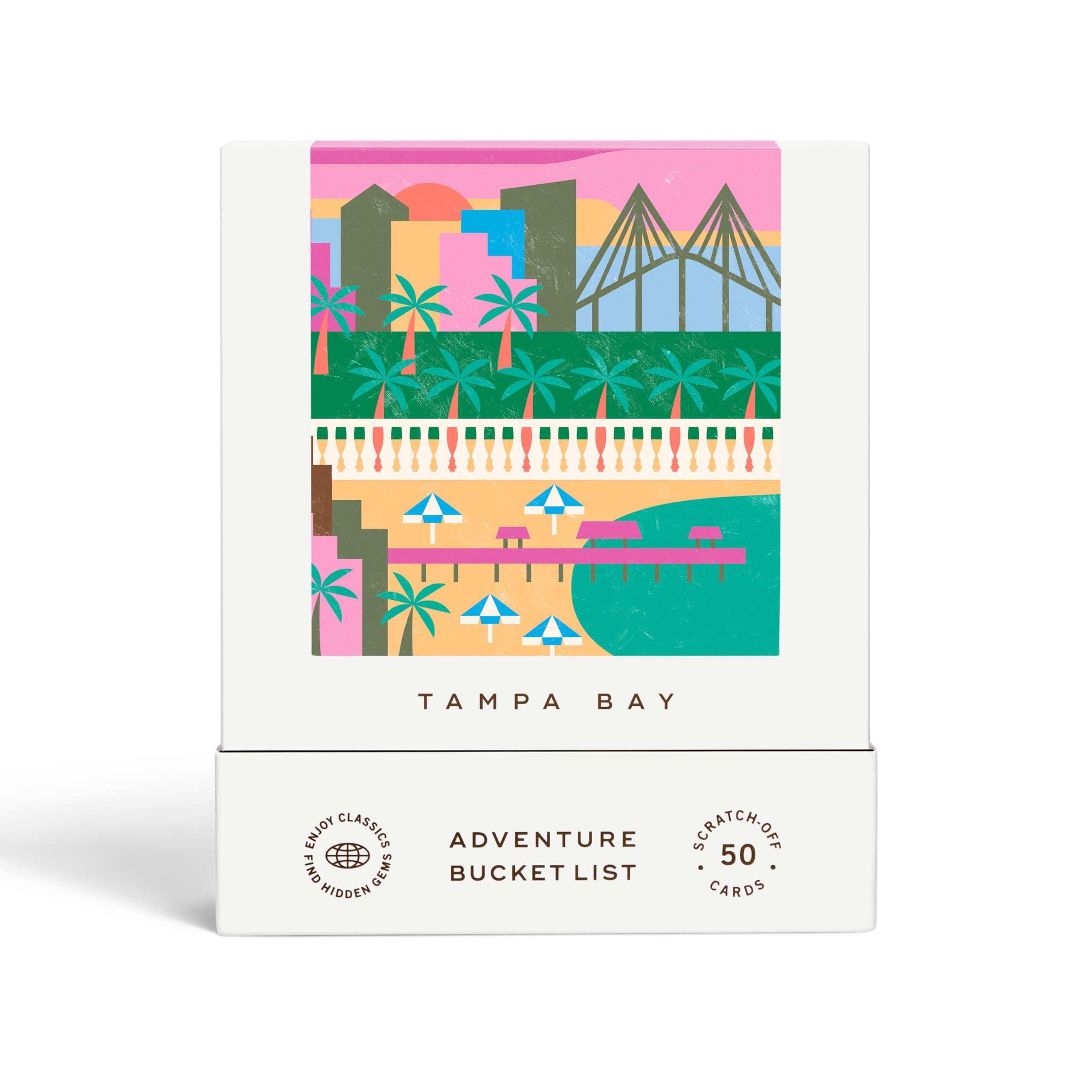 Reach International Outfitters Tampa Adventure Bucket List: 50 Scratch-Off Cards for Outdoor Activities, Tourist Attractions, and Road Trips - Perfect