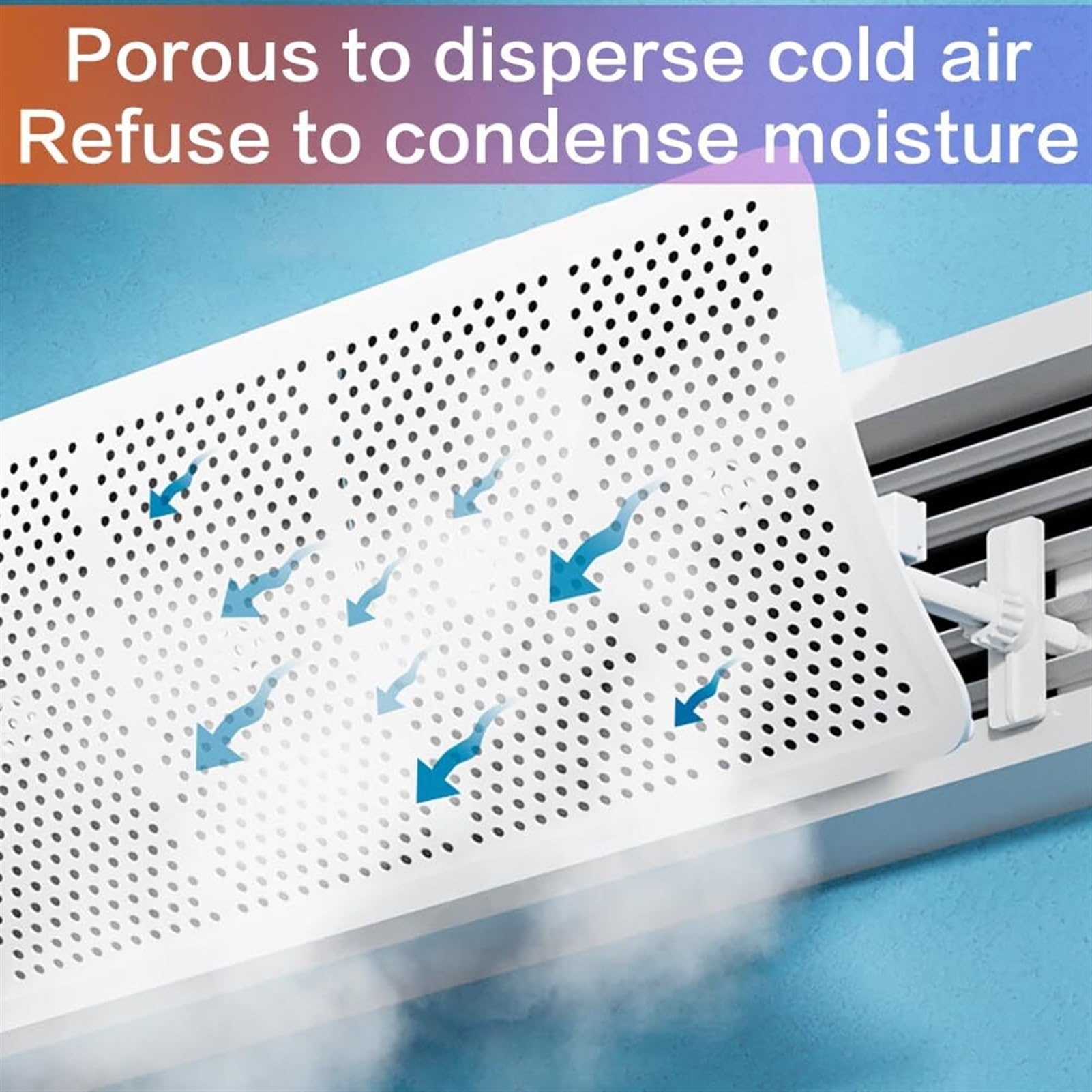 Deflettore Aria Per Condizionatore - Griglia Protezione E Reindirizzamento Flusso D'Aria - Foto 12