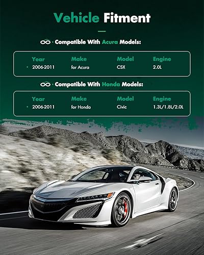 Miniatura 8 de SCITOO Juego completo de amortiguadores de suspensión helicoidal para Honda Civic 2006-2011