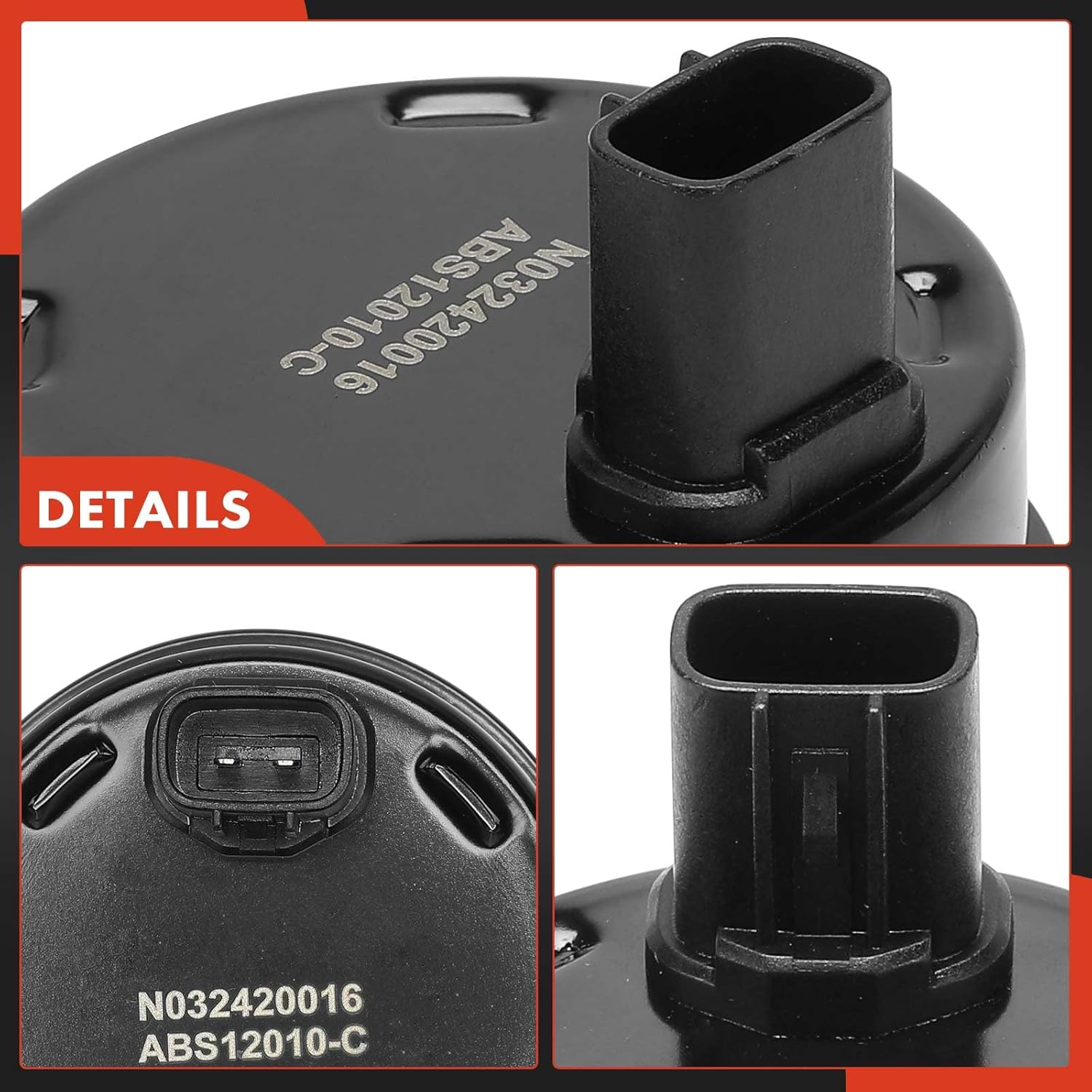 A-Premium Rear Left/Right ABS Wheel Speed Sensor Compatible with Scion xA xB 2004-2006 & Toyota Echo 2003-2005 - Rear Driver or Passenger Side, Replace# SU8375, 8954412010