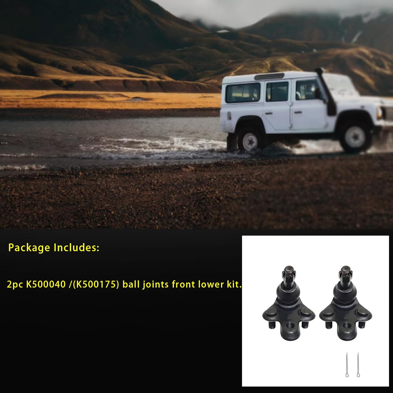 2pc Front Lower Ball Joint Kit K500040 for Toyota Corolla 2009-2019, Matrix 2003-2008 & 2009-2010 1.8L, Suspension Ball Joint for Pontiac Vibe 2003-2010 & 2009-2013 1.8L, for Scion TC 2005-2010