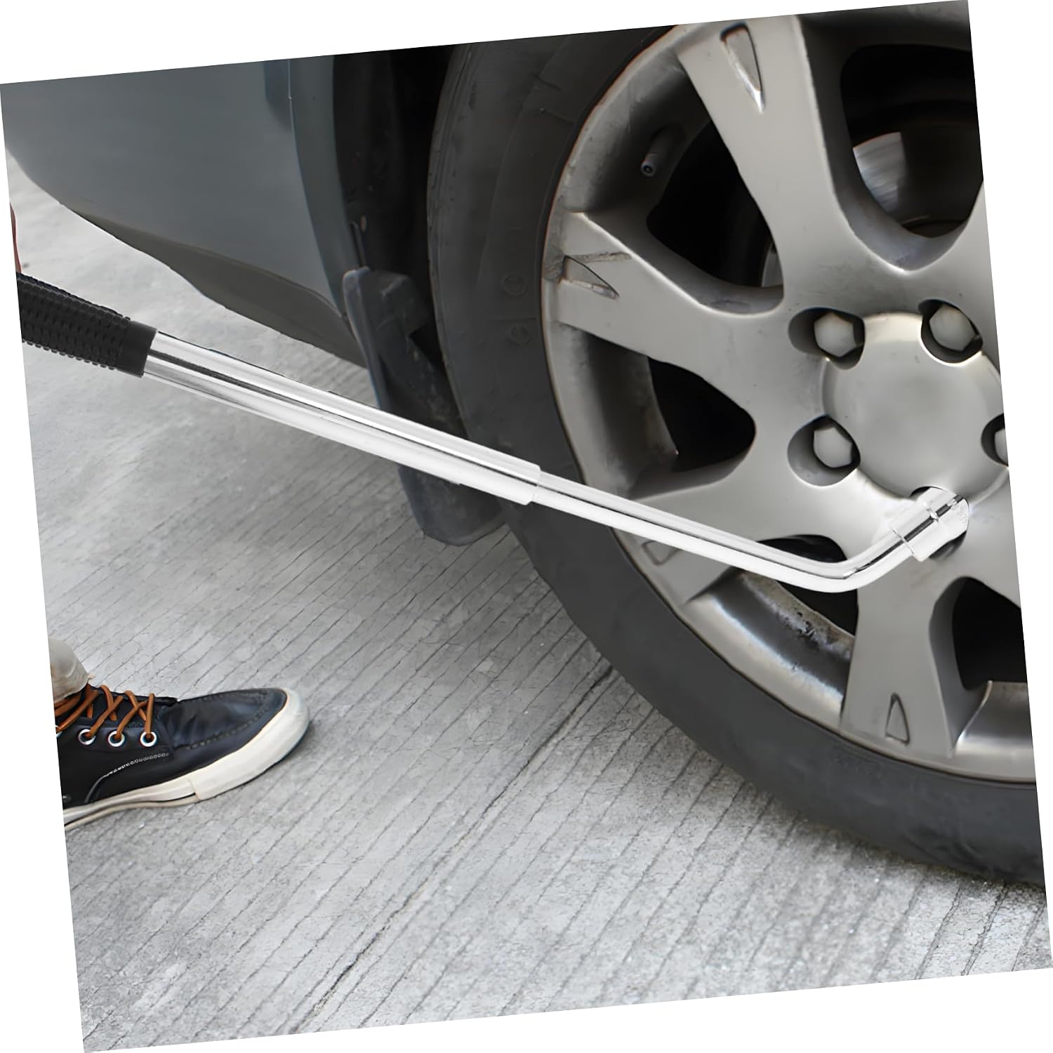 UPKOCH Lug Wrench Telescoping Design for Car Tire Repair Lightweight Cross Wrench Sleeves for Easy Installation and Uninstallation