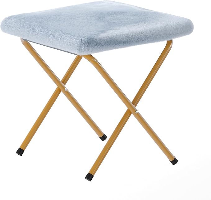 Sillón Plegable de Descanso Redondo con Puff y Tela Suave Co miniatura 8