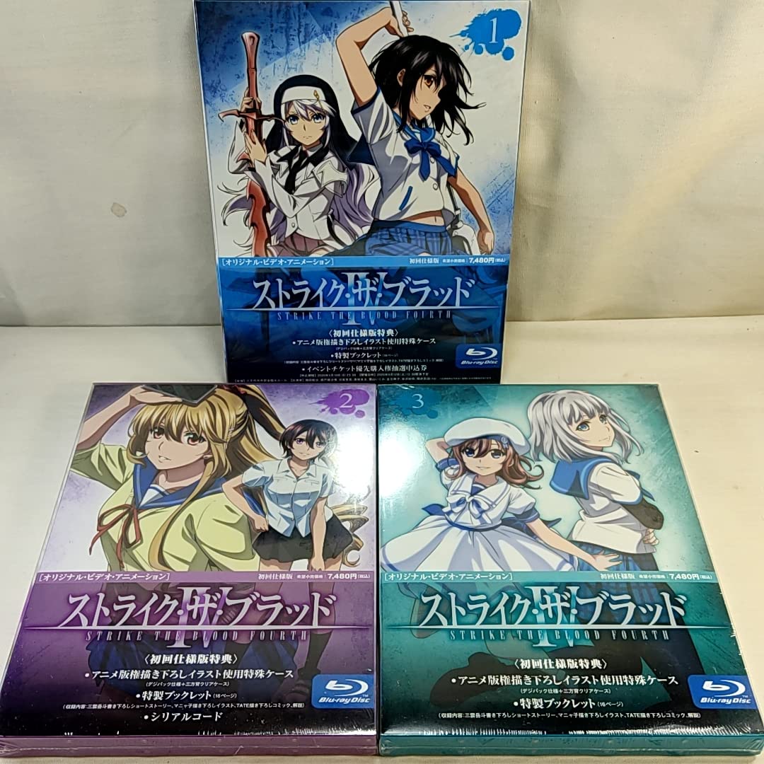 Amazon.co.jp: 未開封 Blu-ray ストライクザブラッド IV OVA Vol.1～6 