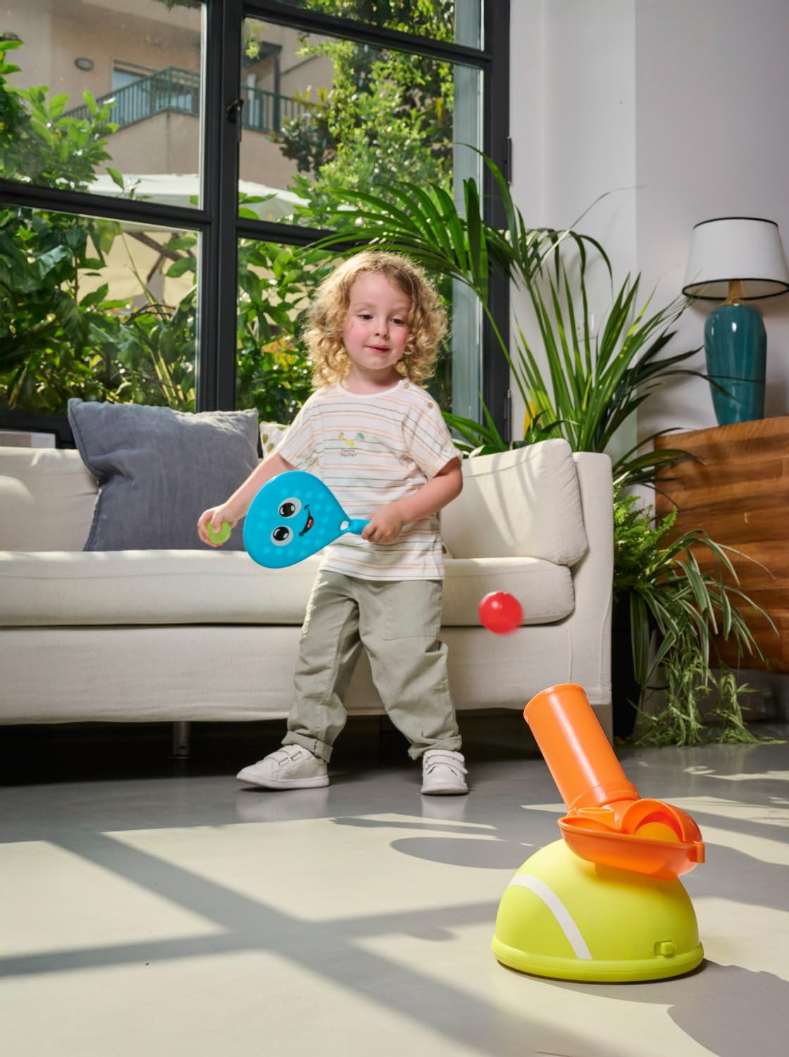 Chicco Padel Set, Gioco elettronico Padel, Include Due Racchette e 4 Palline, Allena la coordinazione Manuale e la motricità fine, Giochi Sportivi, 3-5 Anni