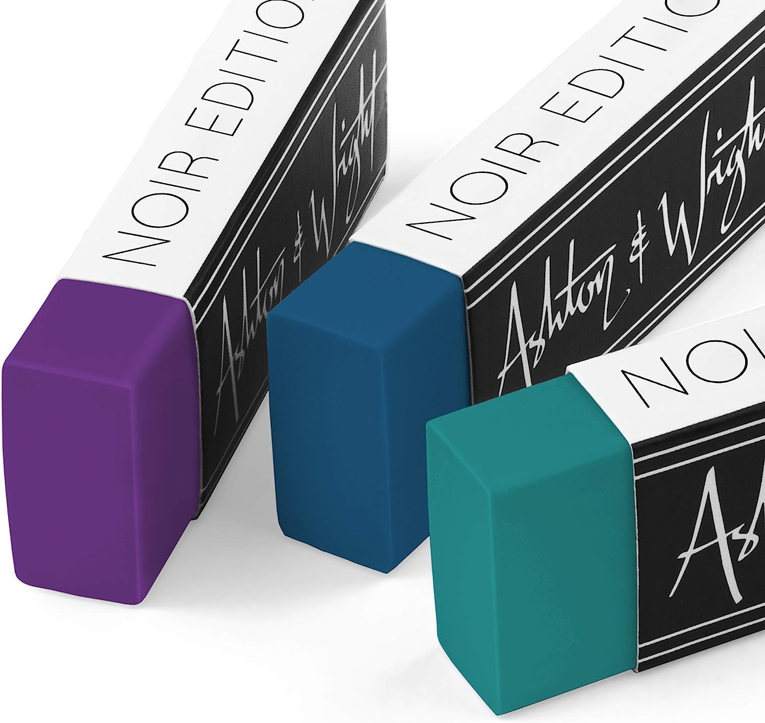 Ashton and Wright - Classic Eraser - Latex Free Plastic Rubber (Midnight Tones, Pack of 10) - Image 3