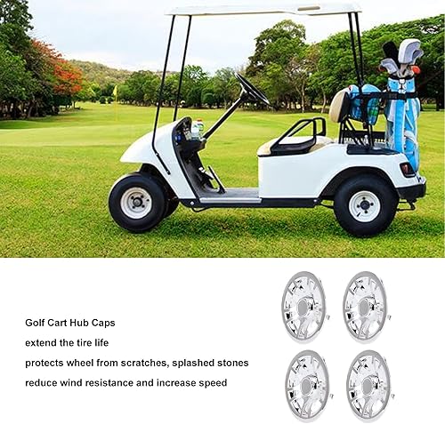 Miniatura 7 de Cubiertas para ruedas de carrito de golf de 8 pulgadas, ligeras, de alta dureza, fácil de instalar, protector de llanta para carrito de golf