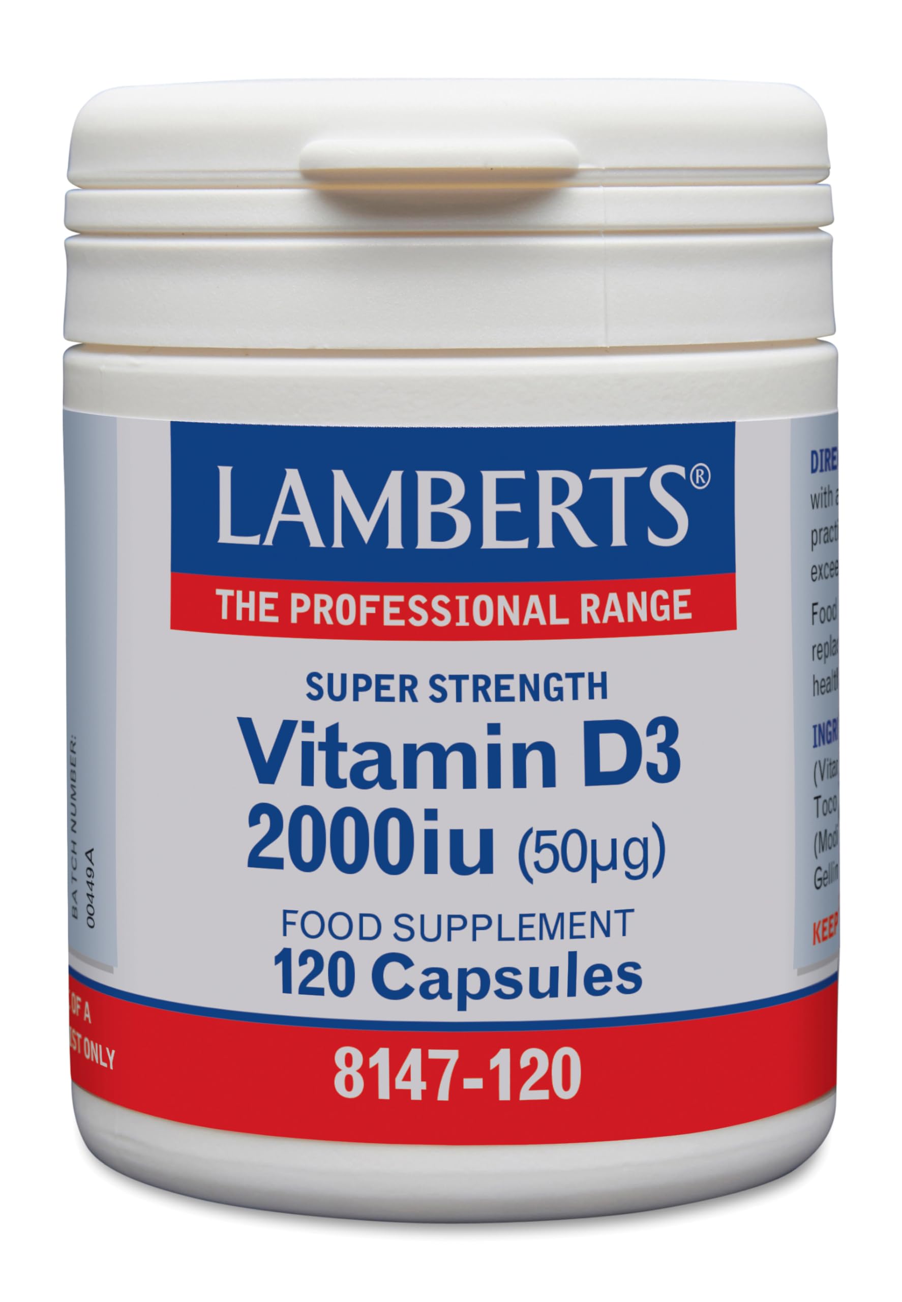 Lamberts Vitamin D3 2000Iu 120 Capsules