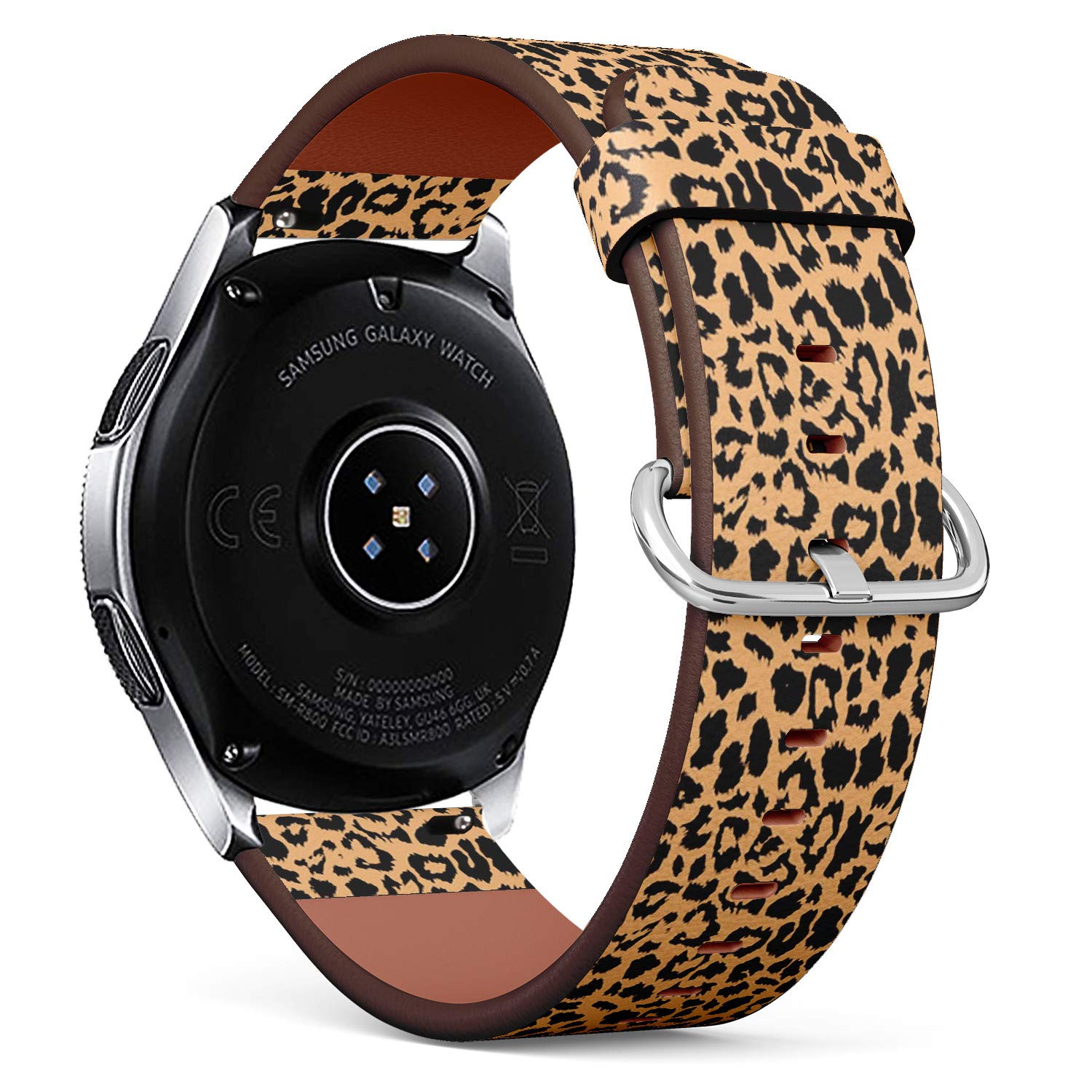 Compatible With Samsung Galaxy Watch 46mm Leather Watch Wrist Band