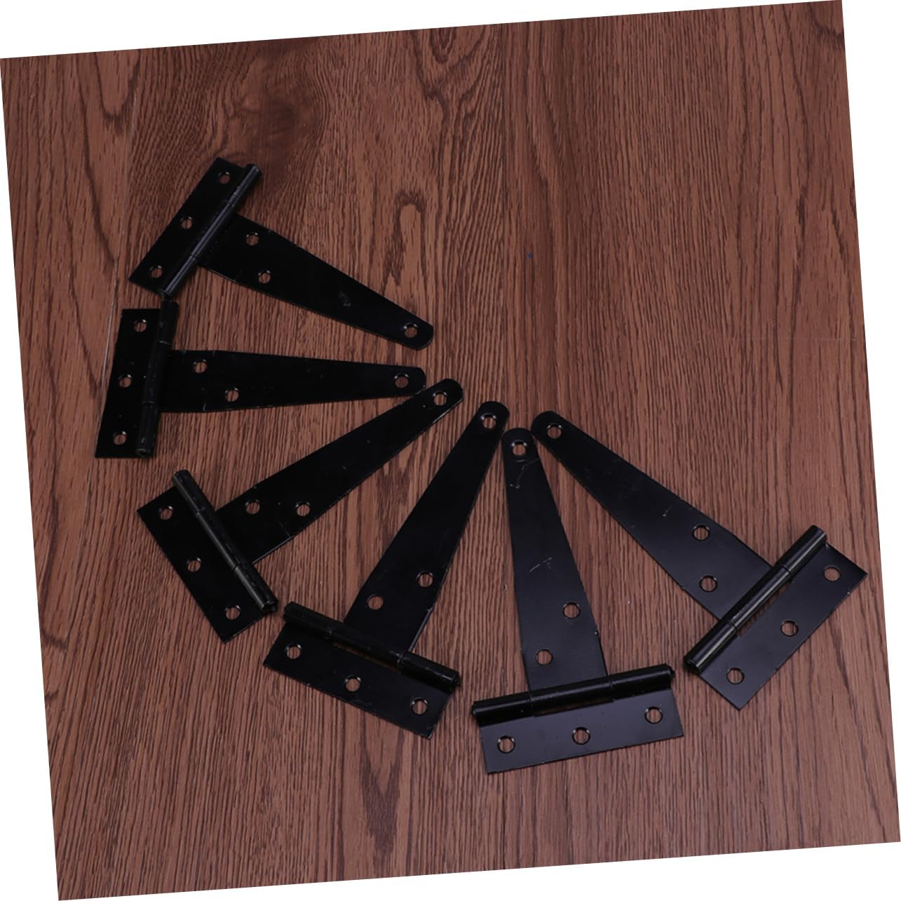 NUOBESTY 24pcs Shape Hinges Rugged Residential Door Hinge Gate Galvanized Iron for DIY Projects