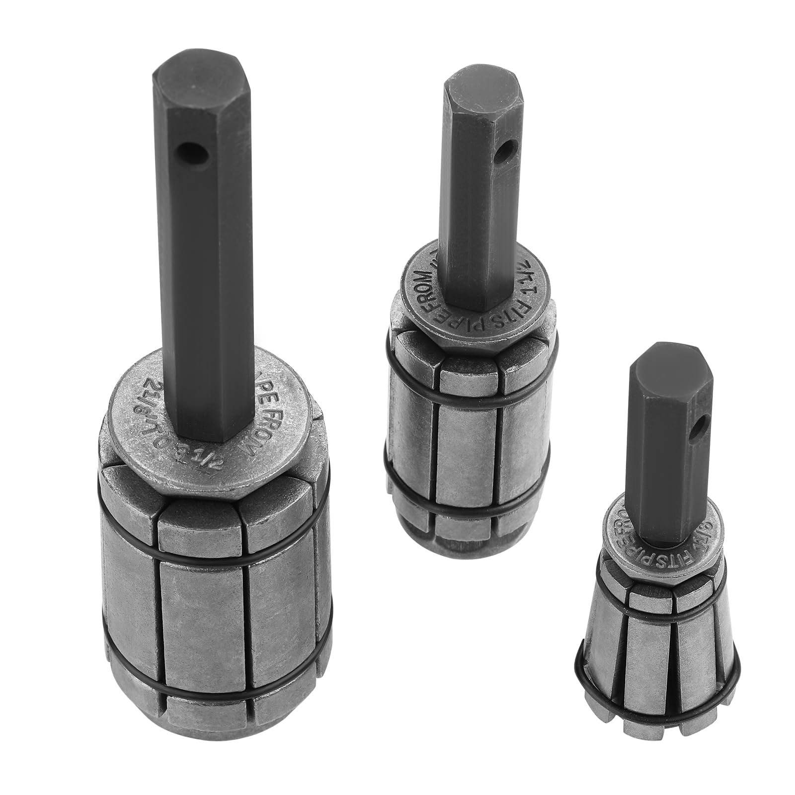 3 TLG. Rohrweiter Set 29-89 mm Auspuff Rohraufweiter Satz | Rohrexpander | Auspuffrohrformer | Rohrspreizer | Kfz Werkzeug für Auspuffanlagen | für Auto KFZ PKW