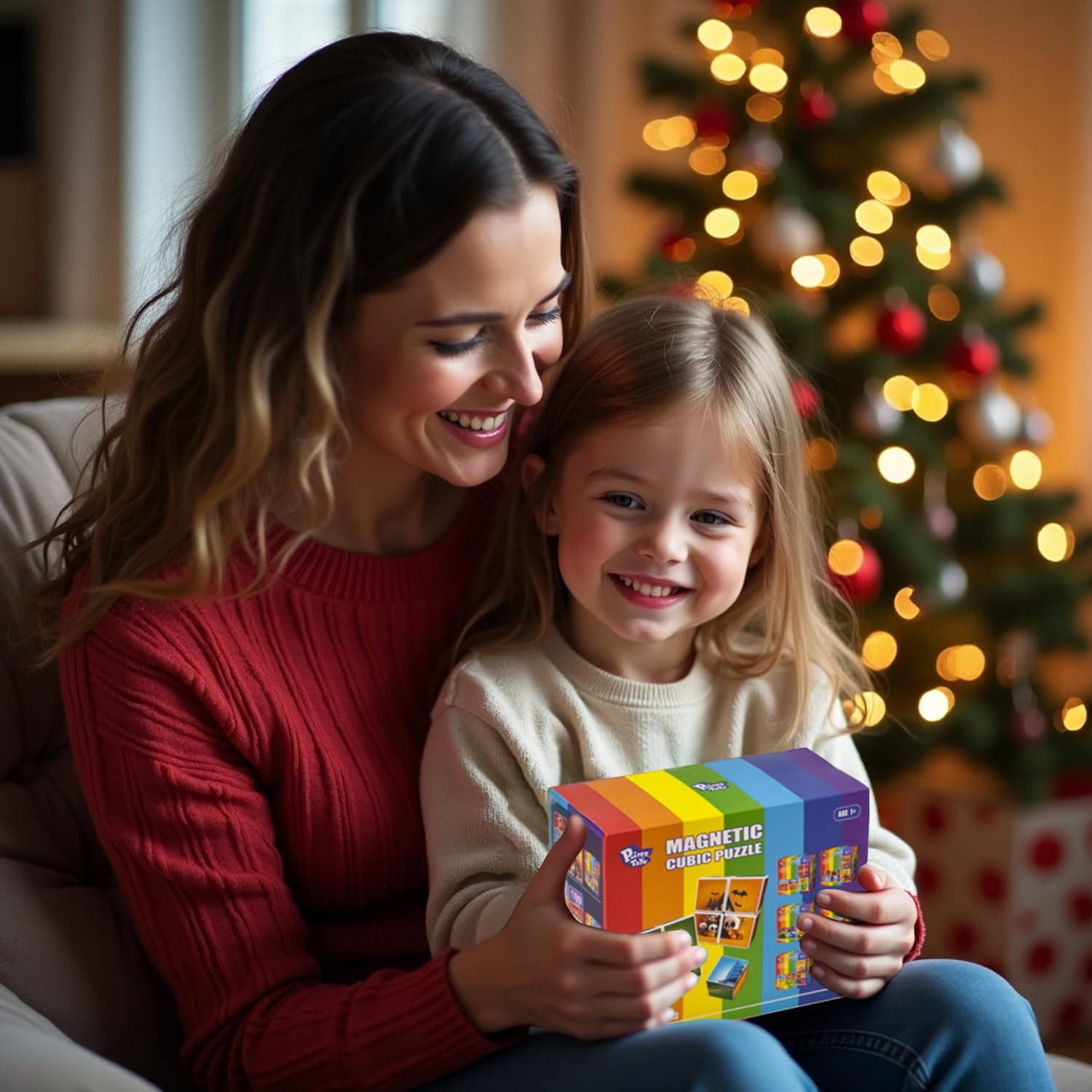 Pairez Toys Magnetic Blocks for Toddler Toys, 6 Packs Total 24 PCS in 36 Patterns, Pack of 6 Random Themed Puzzles Bundle, Sensory Montessori STEM Travel Toys for Kids