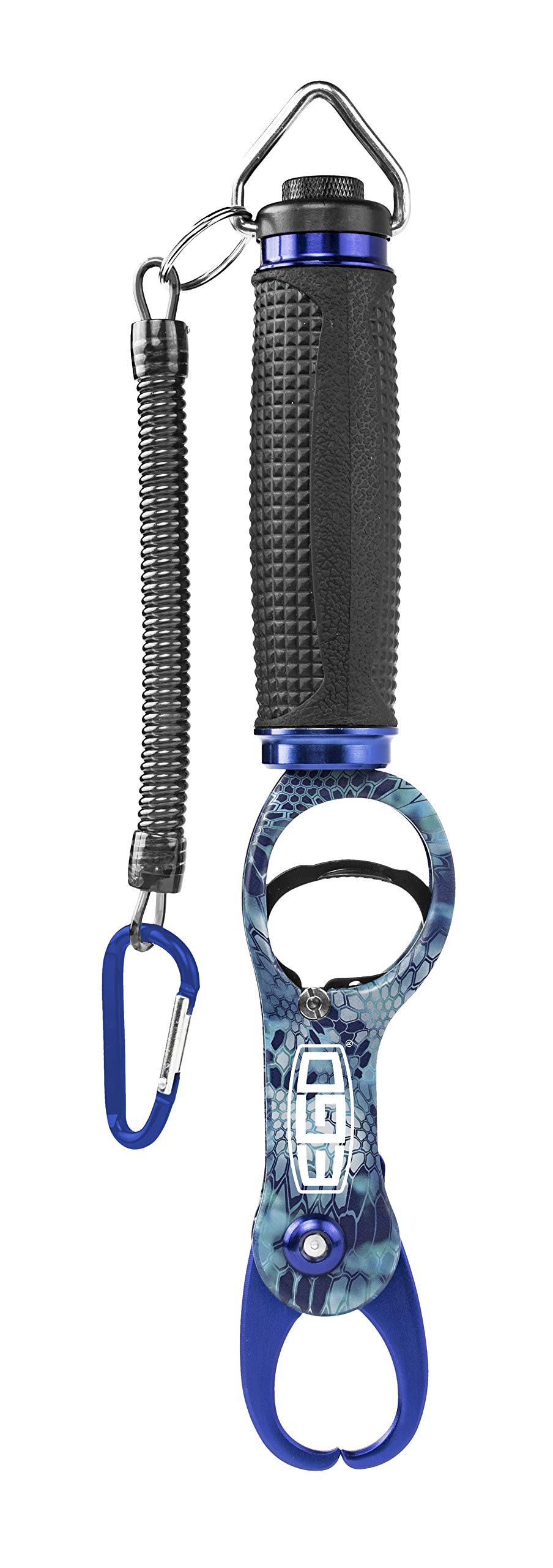 EGO Ultra Greifer, Fischlippengreifer, leicht, mit Sicherheitsclip, sicherer Griff für Ihren Fang, halten Sie Ihre Hände sauber, Salz und Süßwasser