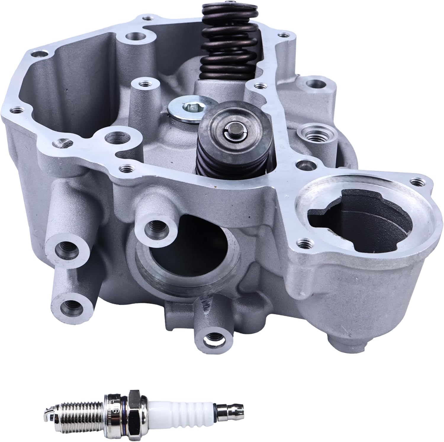 Engine Cylinder Head with Spark Plug 12200HP7A01 12200-HP7-A01 Compatible with Honda TRX420 TRX500 SXS500M 2009-2024