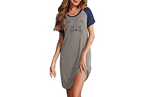 Organic Cotton Nightgown for Women, S-3XL