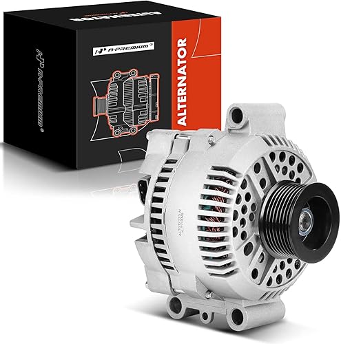 A-Premium Alternador compatible con Ford F-250 95-96, F-350 95-97, E-450 E-550 Super Duty 2003, E-350 Econoline Club Wagon 95-02 - V8 7.3L - 130Amp