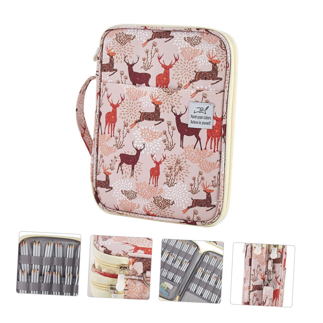 jojofuny 1pezzi Astuccio Per Matite Da Disegno Borsa Per Cancelleria Porta Cancelleria Borsa Per Penne Design Cerniera Conservazione e Protezione