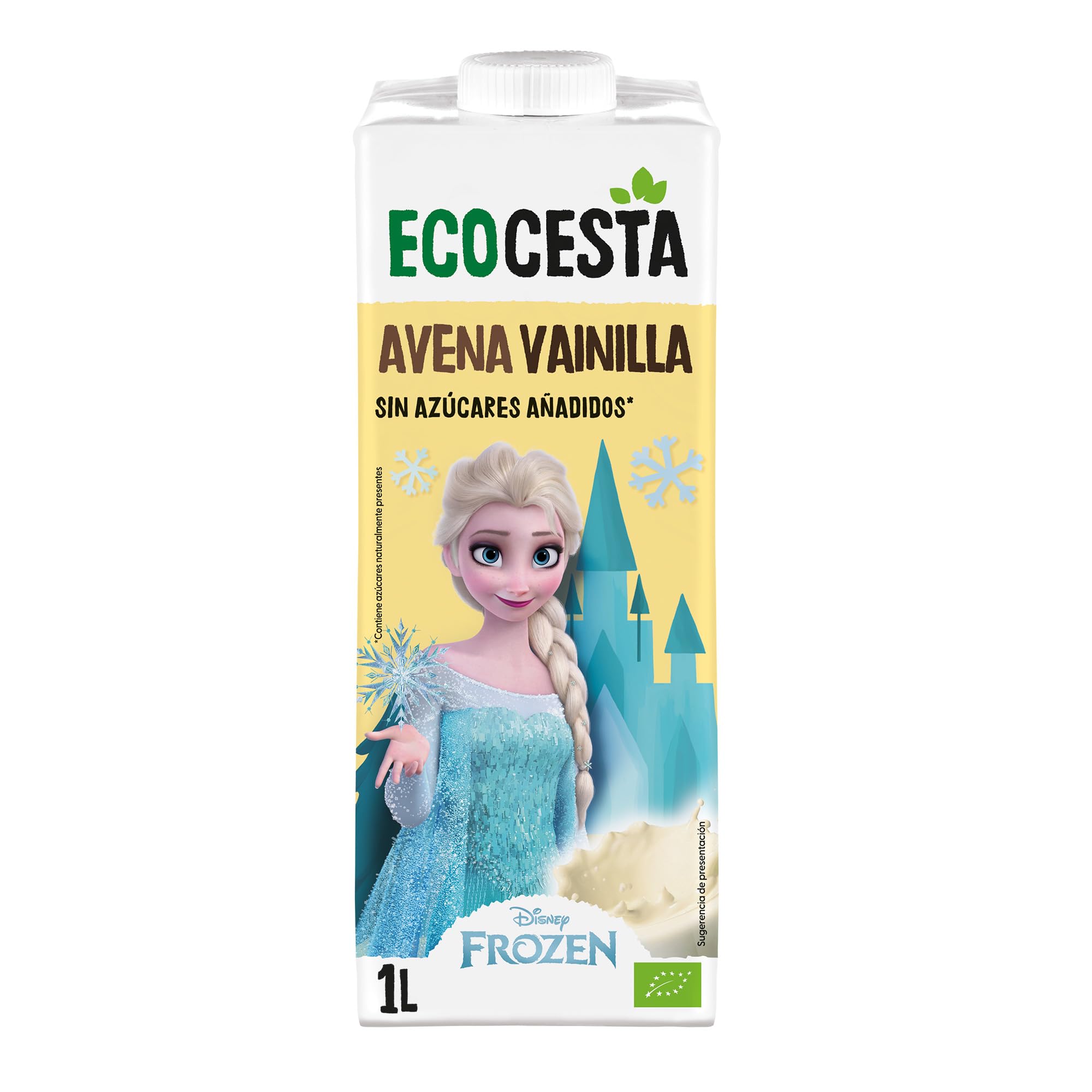 Pack 6 x 1 L Bebida Vegetal de Avena y Vainilla BIO, 100% Natural, Baja en Calorías, Vegano