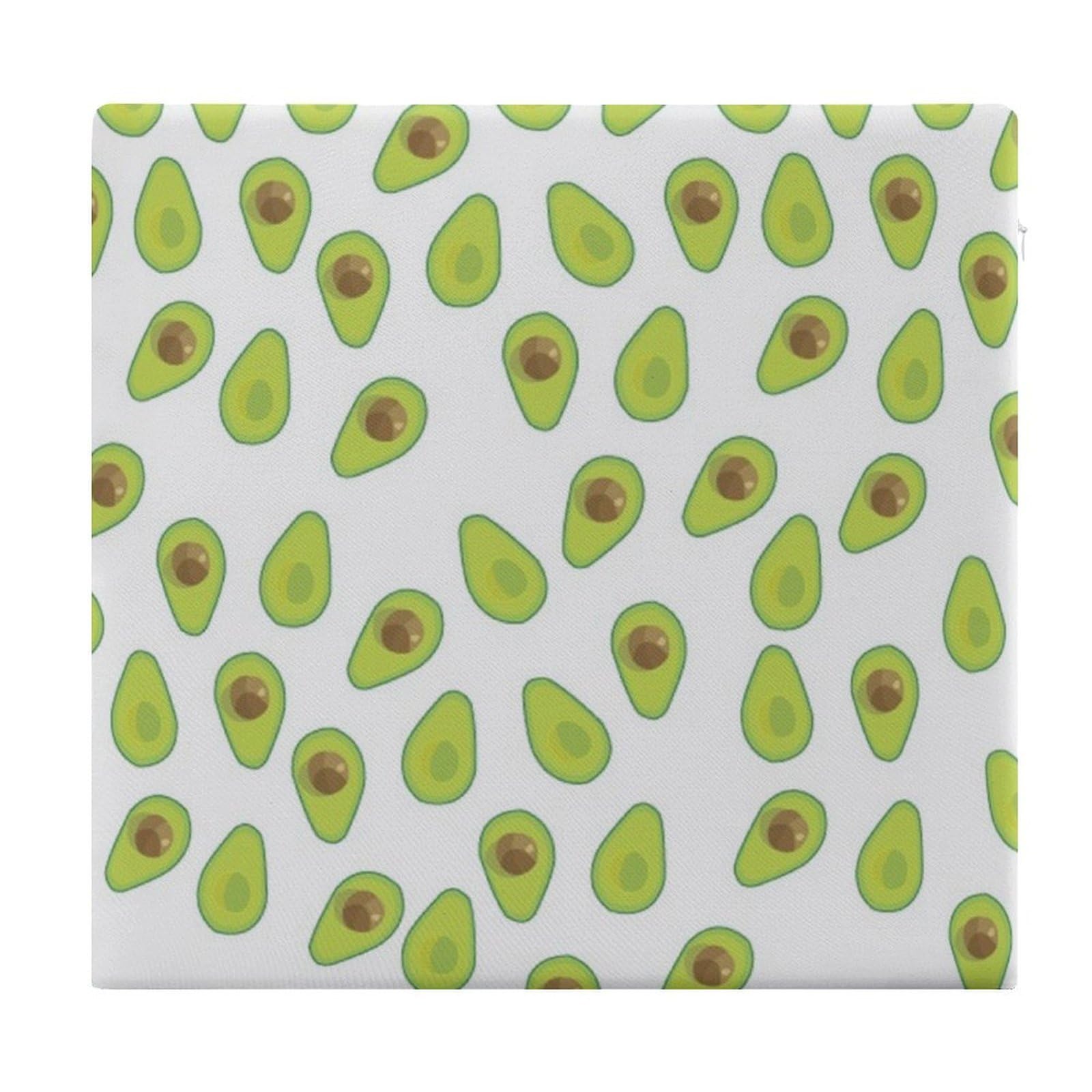 JZemdybill Chair Pad, Avocado Seat Pad, Square Chair Cushion for Yoga Living Room Balcony