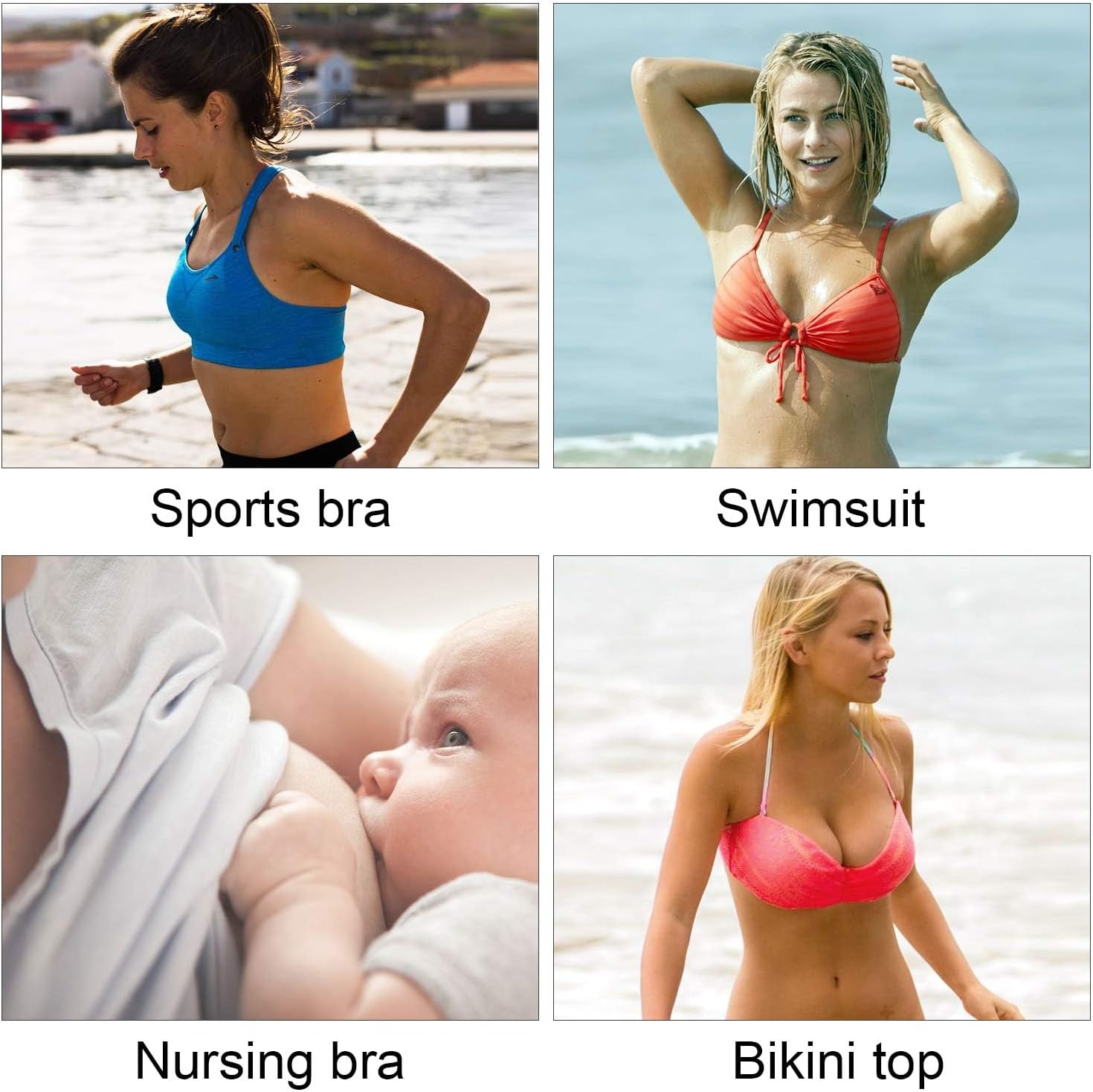 Awpeye Bra Pads Inserts 6 Pairs, Bra Cups Inserts, Removable Breast Enhancers Inserts for Women - Image 5