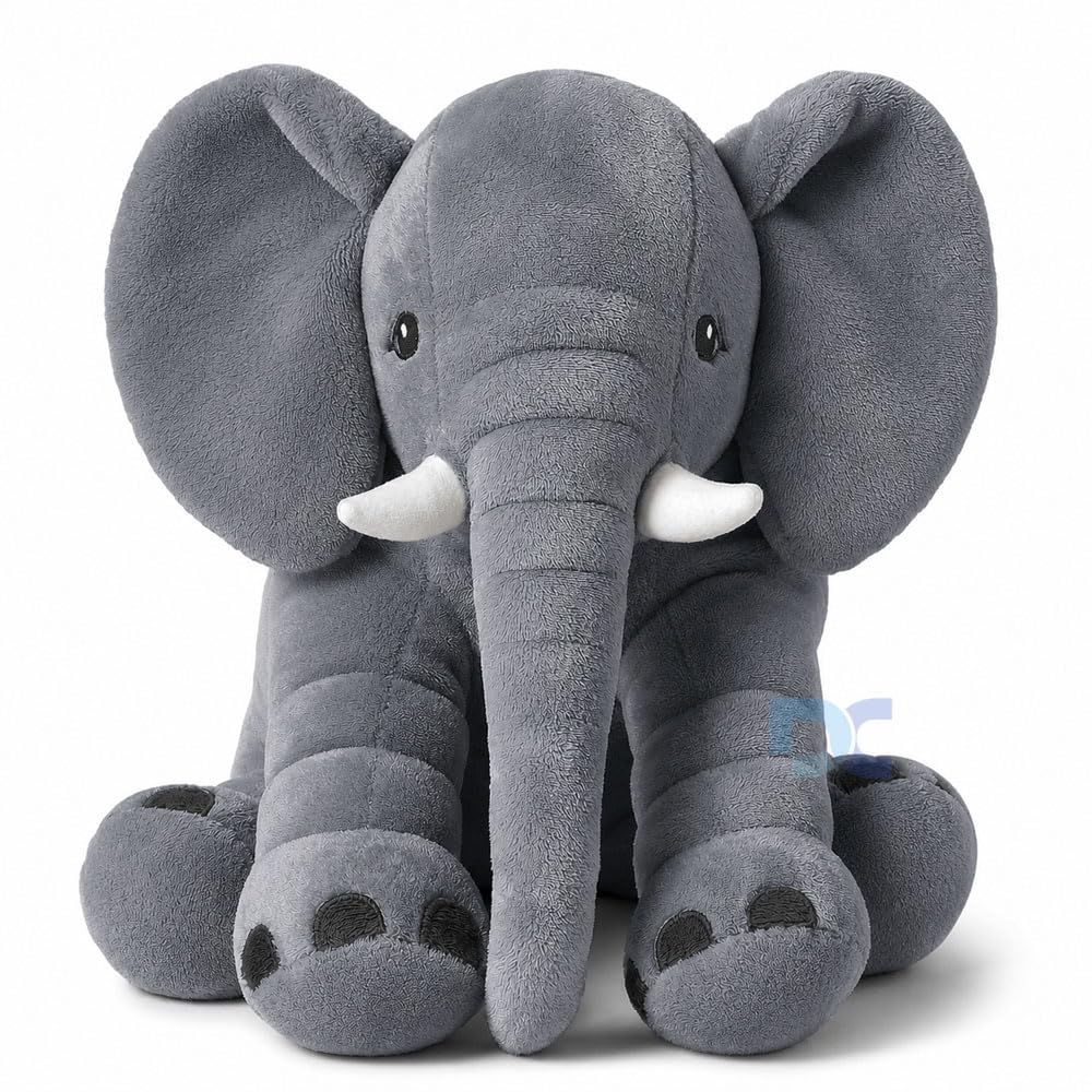 Soft Toy 50 cm Elephant Stuffed Animal Plushies | Adorable Plush Toy Soft Stuffed Animal Doll Toy Plush Toy Gift for Kids and Pets-image-41