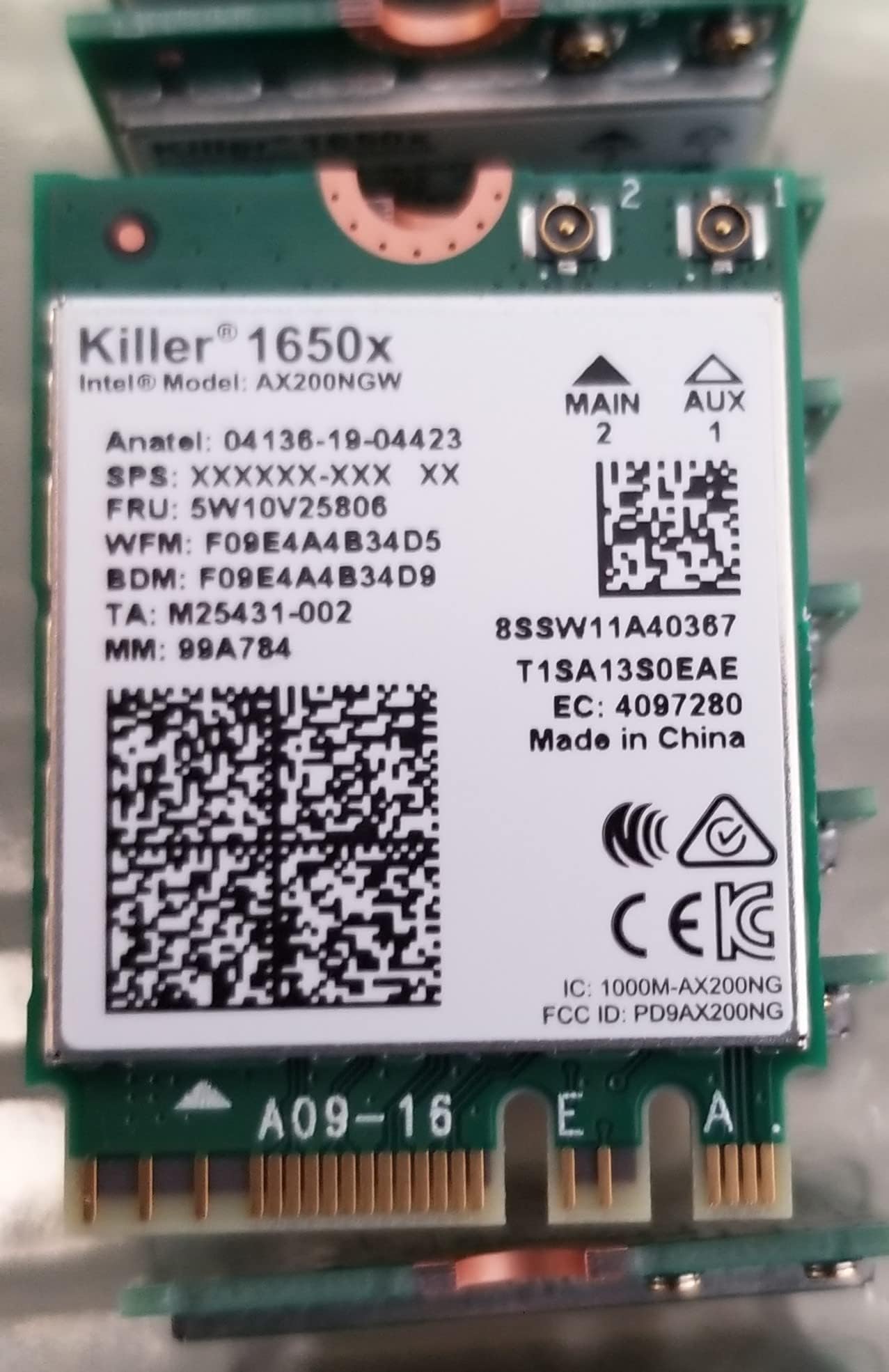 Killer Series for Intel AX1650x Gaming WiFi 6 Upgrade Adapter | M.2 WiFi Card for PCs | 2.4 Gbps WiFi | Bluetooth 5.2 Compatible | Works with Intel, AMD, Windows 10 and Newer, Linux-image-15