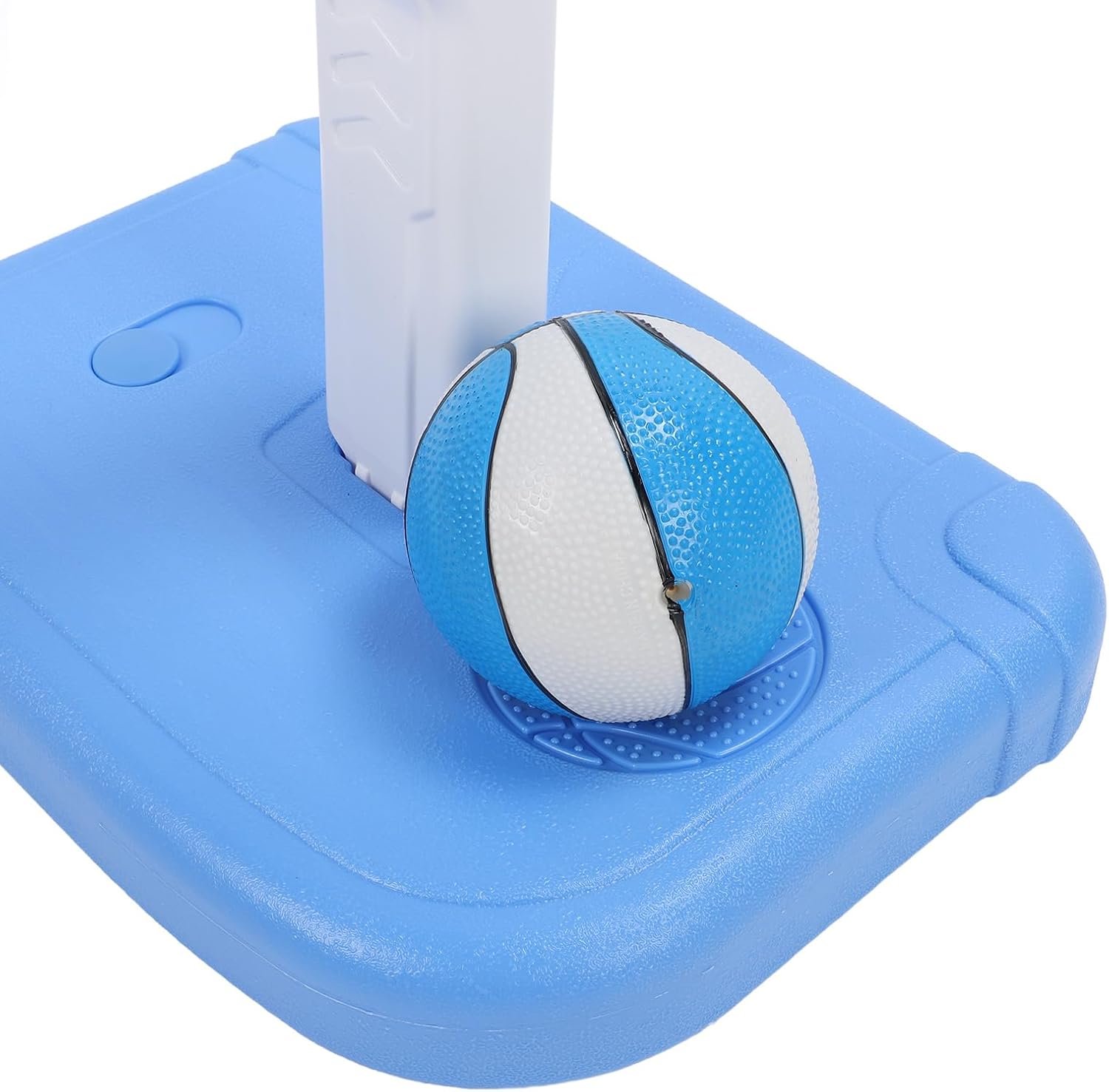 Pool Basketball Hoop,Adjustable Toddler Basketball Goal with 4 Balls for Indoor Outdoor Play,Poolside Hoop for Pool Toy