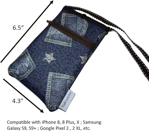 Miniatura 7 de Tainada Bolsa pequeña cruzada para teléfono inteligente, a prueba de golpes, cartera de hombro cruzado para iPhone 1514 Pro, 13 mini Samsung Galaxy