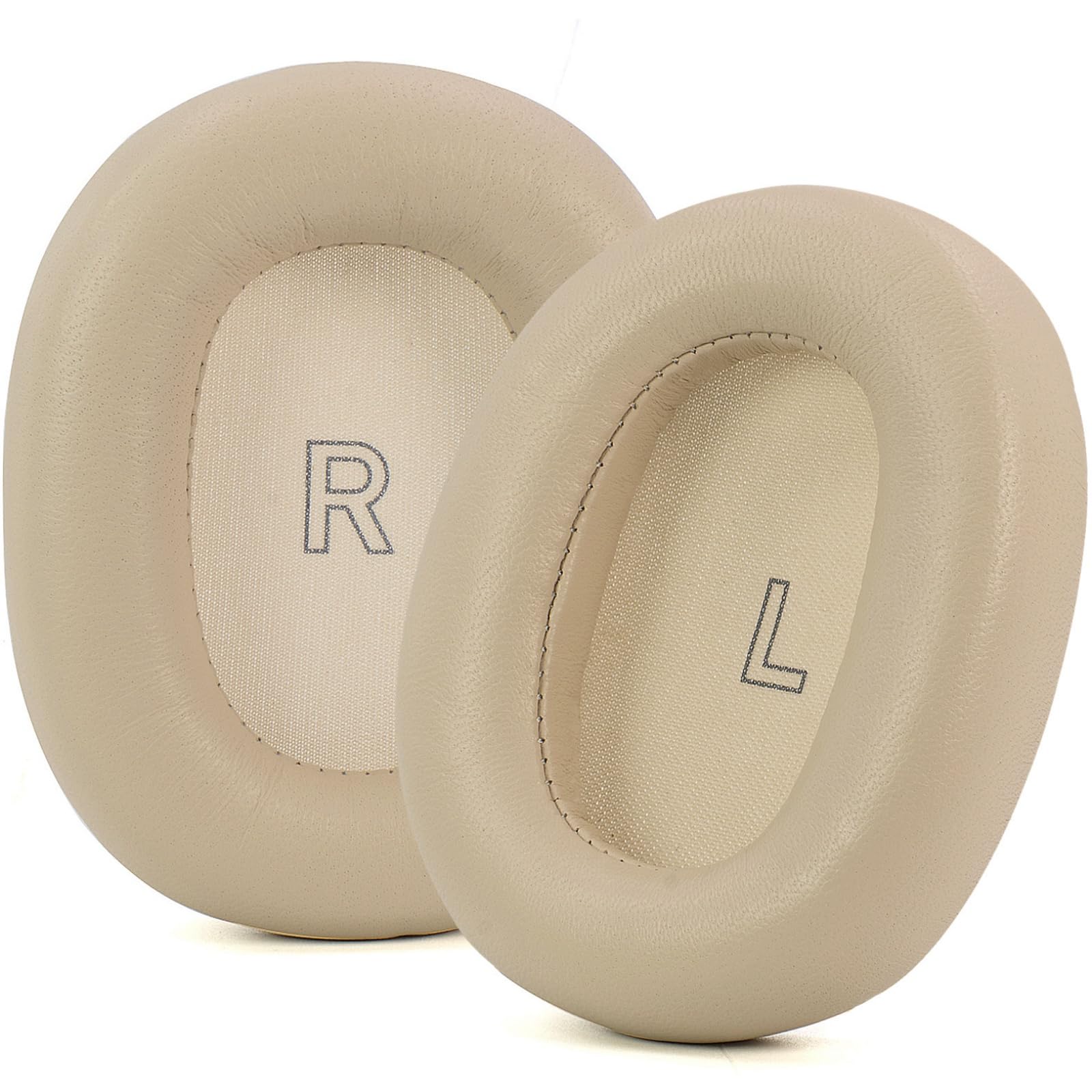 1 par de almohadillas de piel de oveja para auriculares H95, almohadillas de espuma viscoelástica, almohadillas de piel de oveja