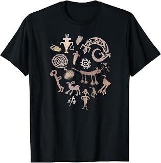 Multiple Petroglyphs! Rock carvings. T-Shirt