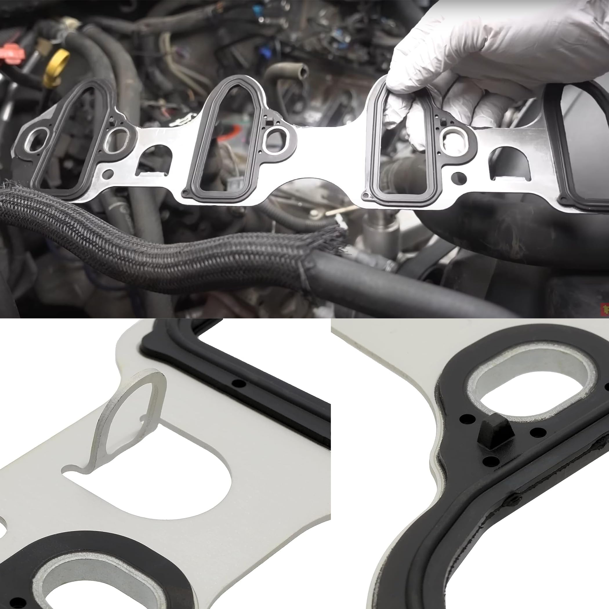 For Chevrolet Silverado 1500 FEL-PRO Exhaust Manifold Gasket Set 4.8L 5.3L F3 - Foto 5