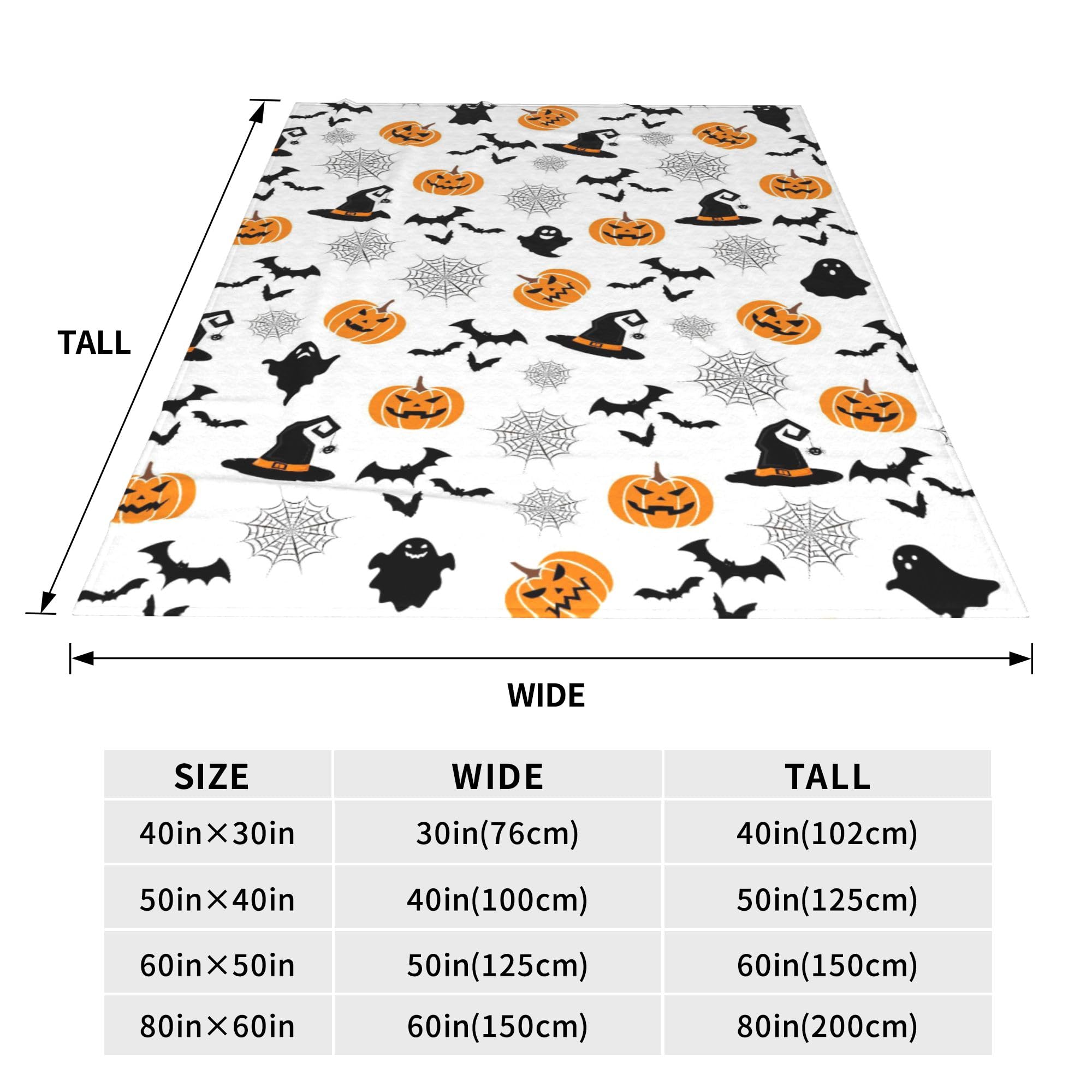 Gelasgo Halloween Throw Blanket Ultra Soft Flannel Blanket - Image 3