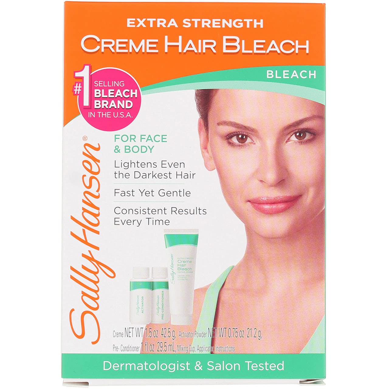 Sally Hansen Extra Strength Creme Hair Bleach For Face & Body by Sally Hansen