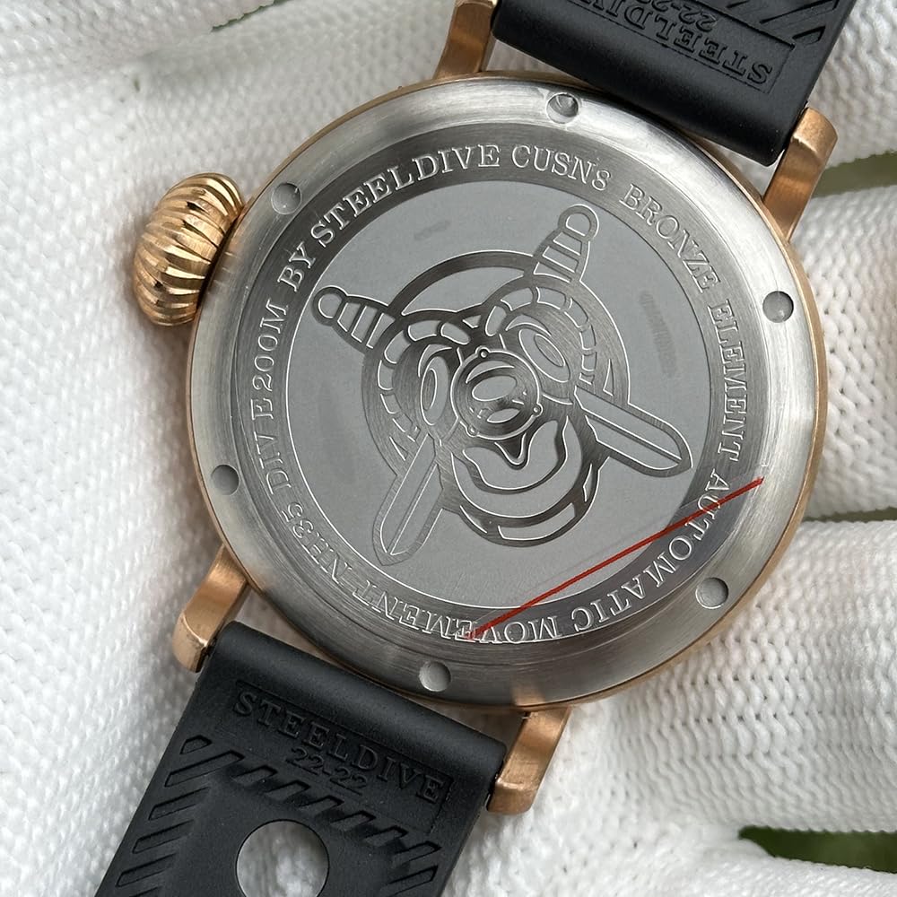 STEELDIVE NH35 Pilot 1903S - Reloj mecánico automático para hombre