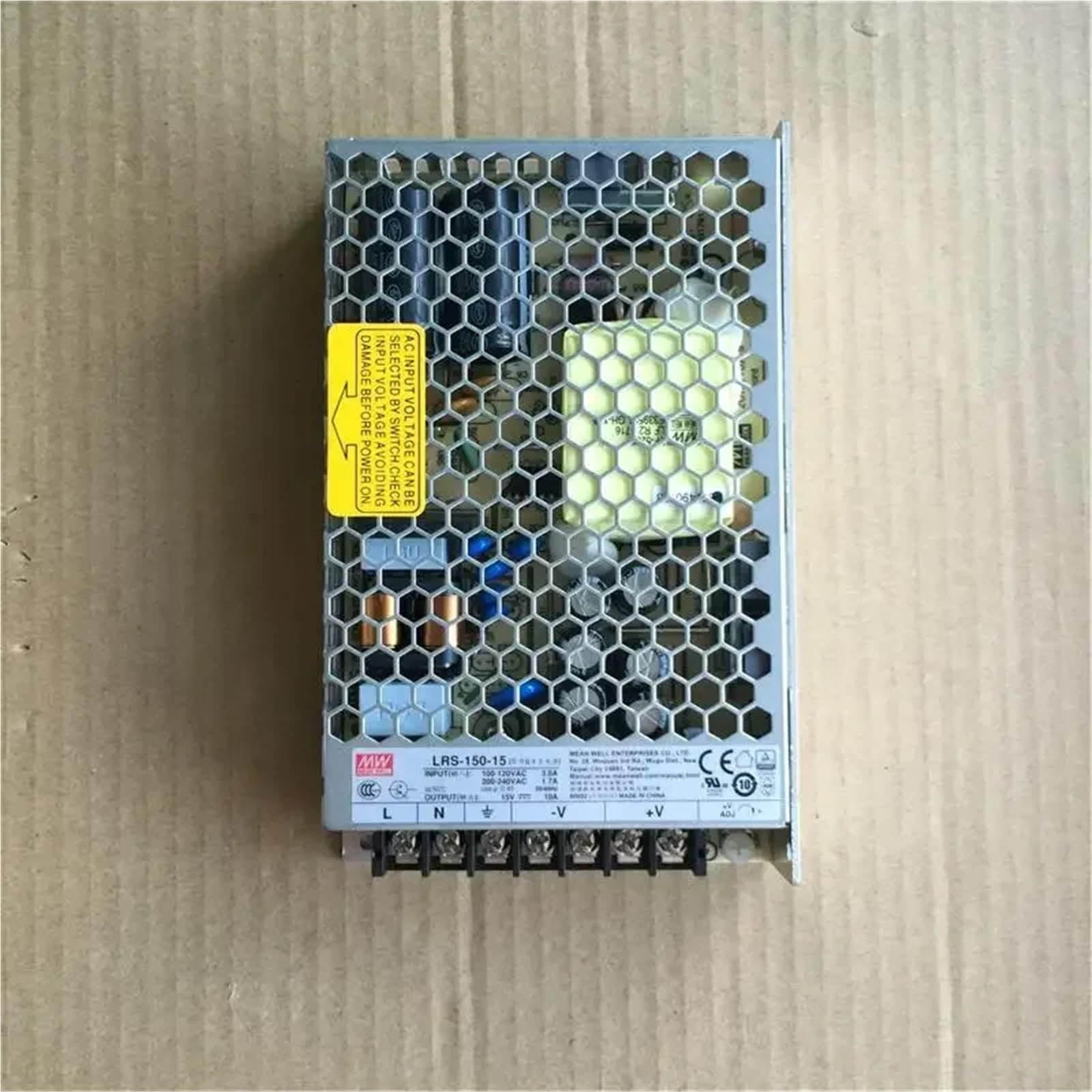 Alimentatore da Banco,Alimentatore da Laboratorio LRS-150-12 LRS-150-15 LRS-150-24 LRS-150-36 LRS-150-48 Alimentatore a Uscita Singola da 150 W(LRS-150-24)