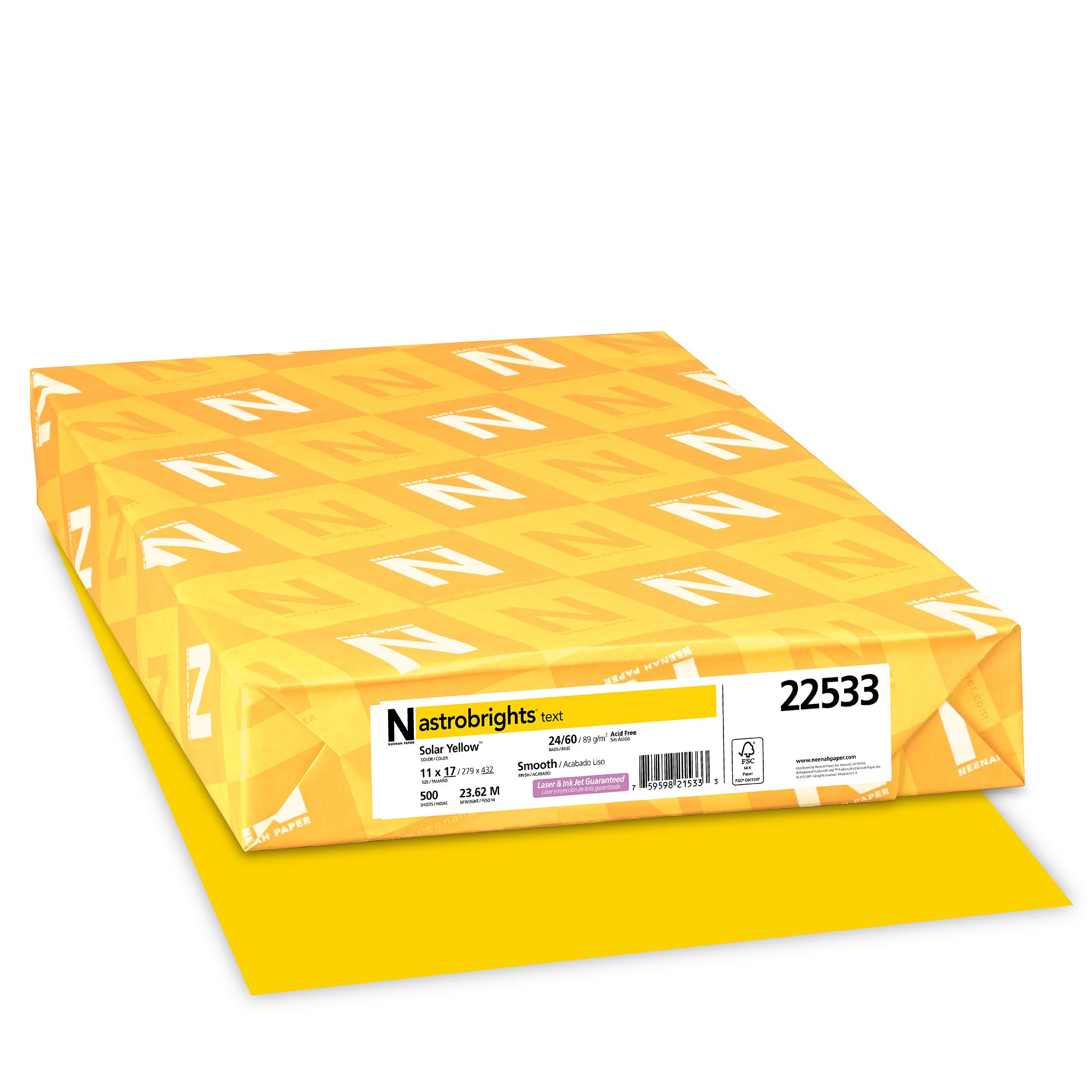 Amazon.com : Astrobrights Color Paper, 24 lb Bond Weight, 11 x 17