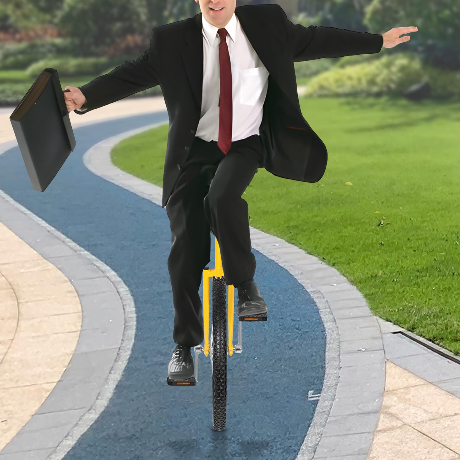 Einrad 20 Zoll Erwachsene, Gleichgewichtstrainingeinrad Höhenverstellbar 78-90cm, Unicycle Balance Training für 1,55-1,75m, Ergonomischer Sattel für Anfänger & Profis