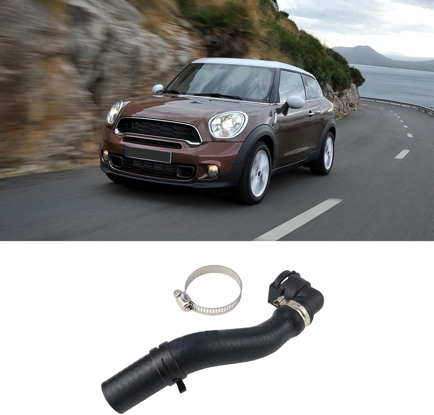 MUNIK 11537547945 Turbo Coolant Hose Return Line Pipe for 130i 220i 325i 330i 523i 630i 730Li Replace# 11537547945 11537600674