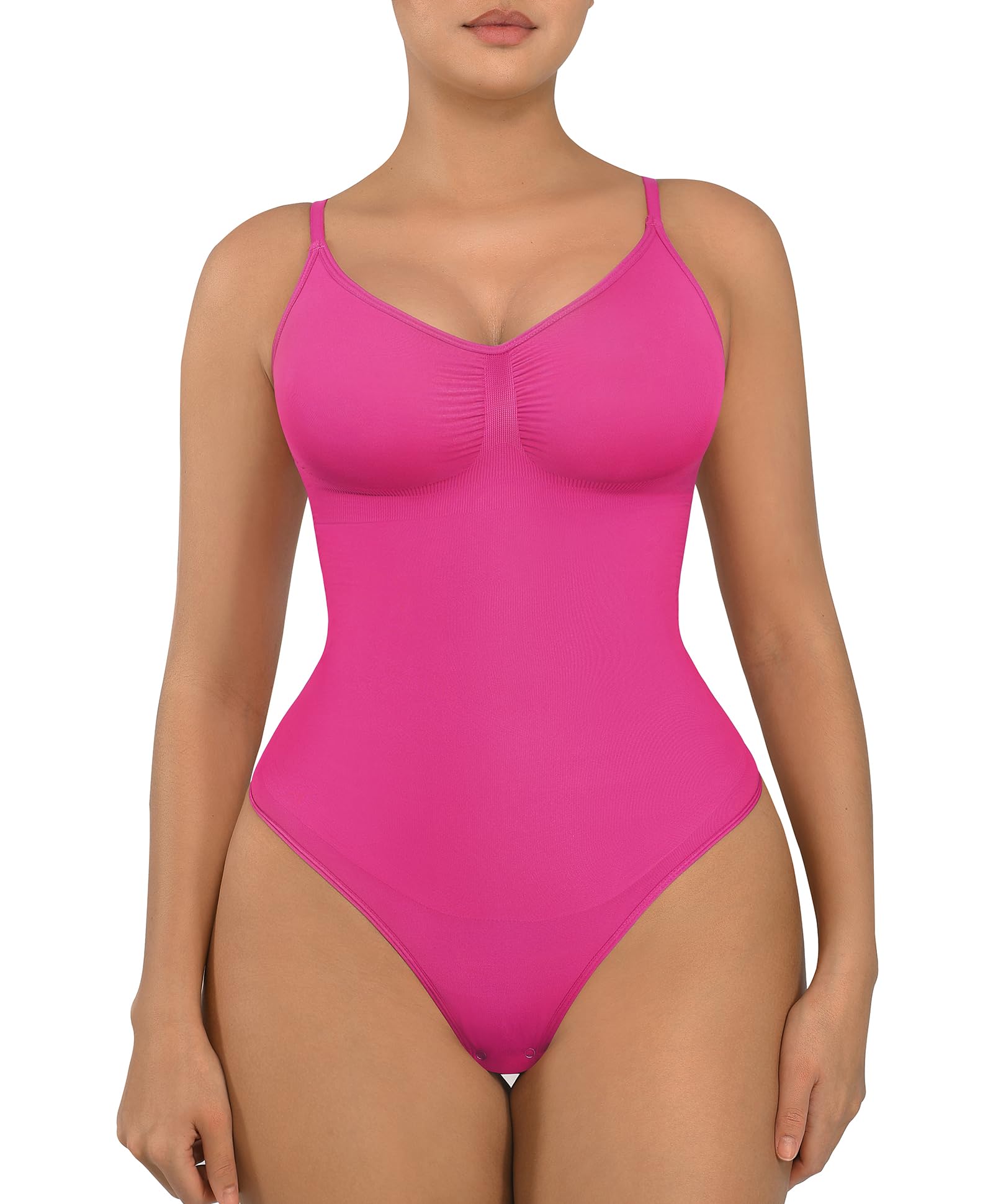 FeelinGirl Shapewear Bodysuit Tummy Control for Women Seamless Body Shaper
