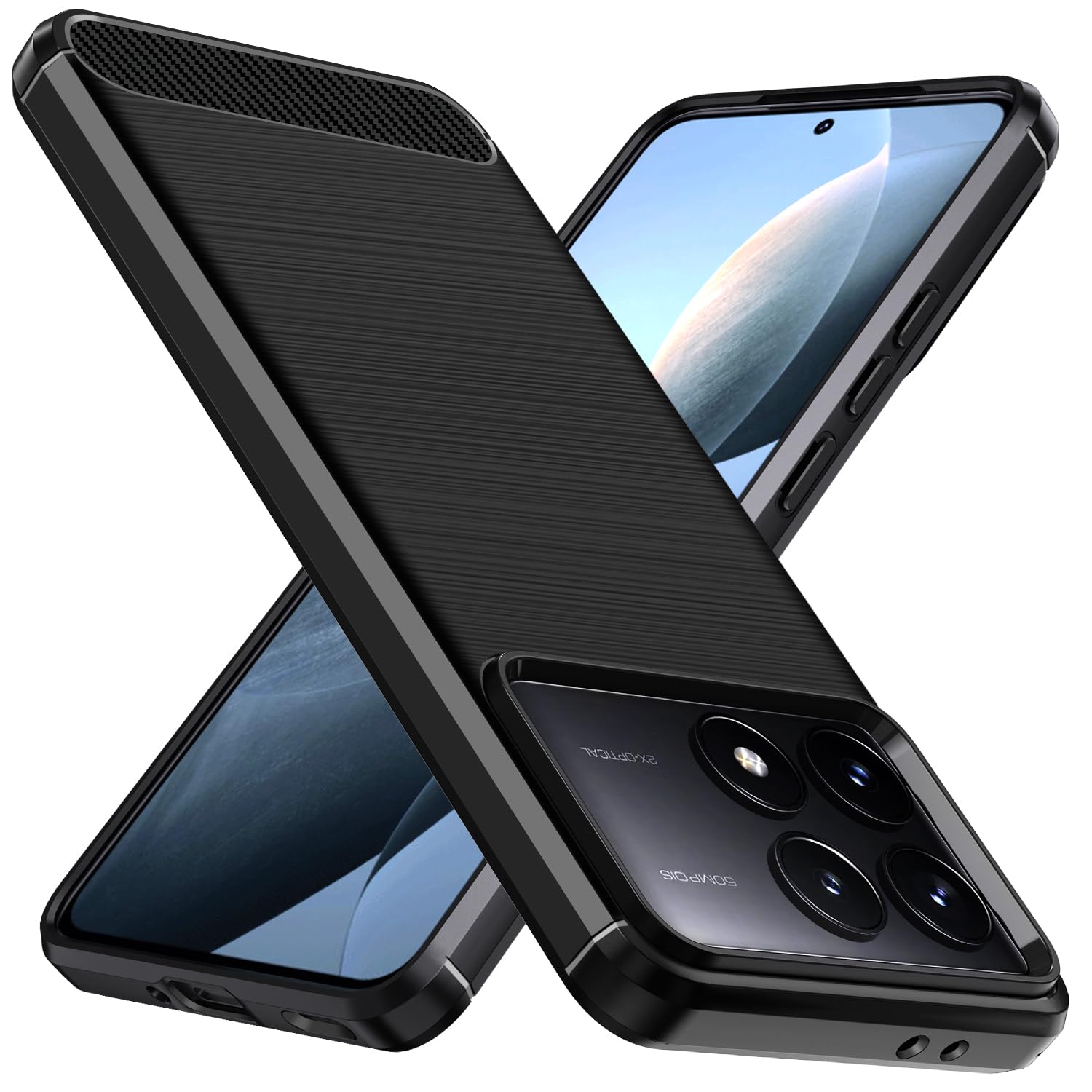 Funda Para Teléfono Xiaomi Poco F6 5G Con Protector De Pantalla De 