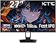 KTC 27インチモニターWQHD (2560x1440) Fast IPS 180Hz 1ms 124%sRGBゲーミングモニター低ブルーライトフリッカーフリーFreeSync & G-Sync対応高輝度300cd/m PS5対応HDMI×2 DP×2 3年保証H27T22S