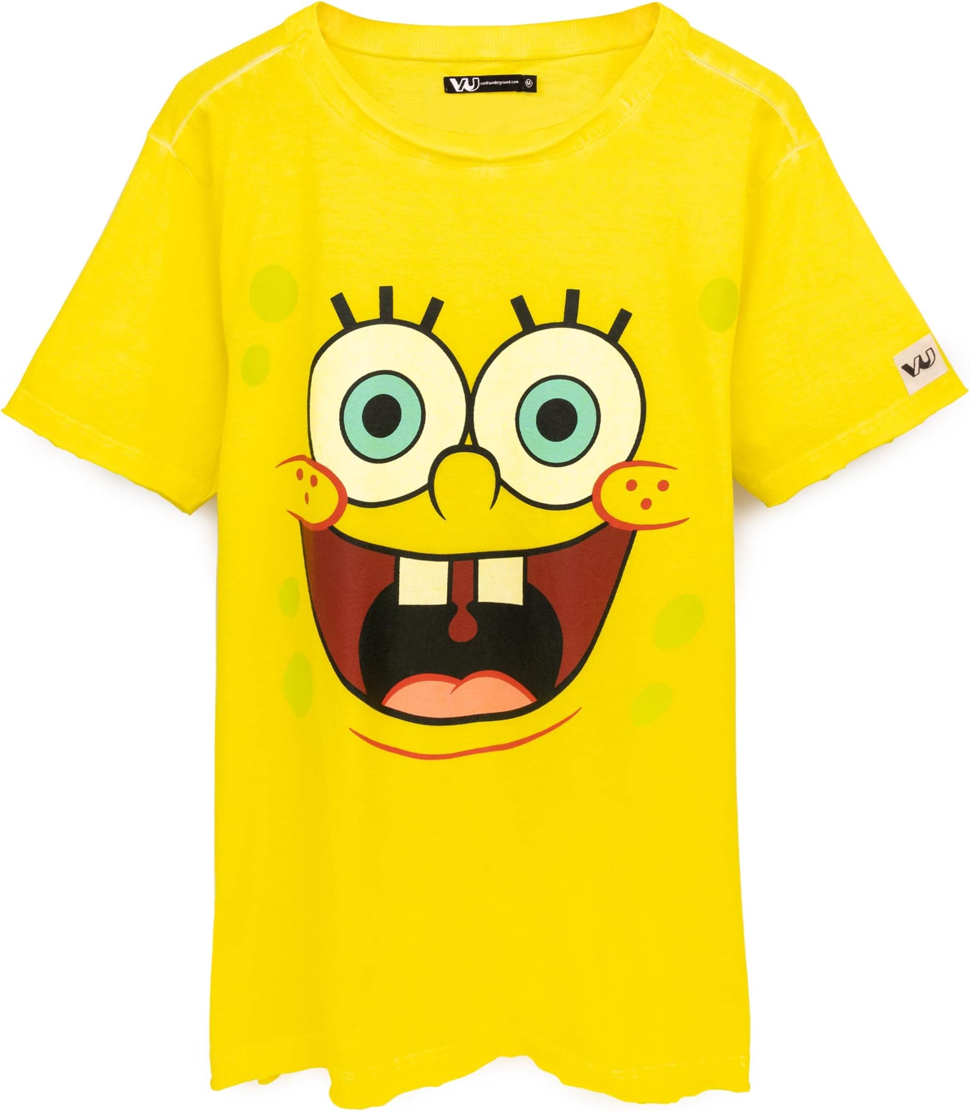 T-Shirt Unisex Adults | Mens Womens Yellow Spongebob Pink Patrick OR Green Squidward Characters | Short Sleeve Cotton