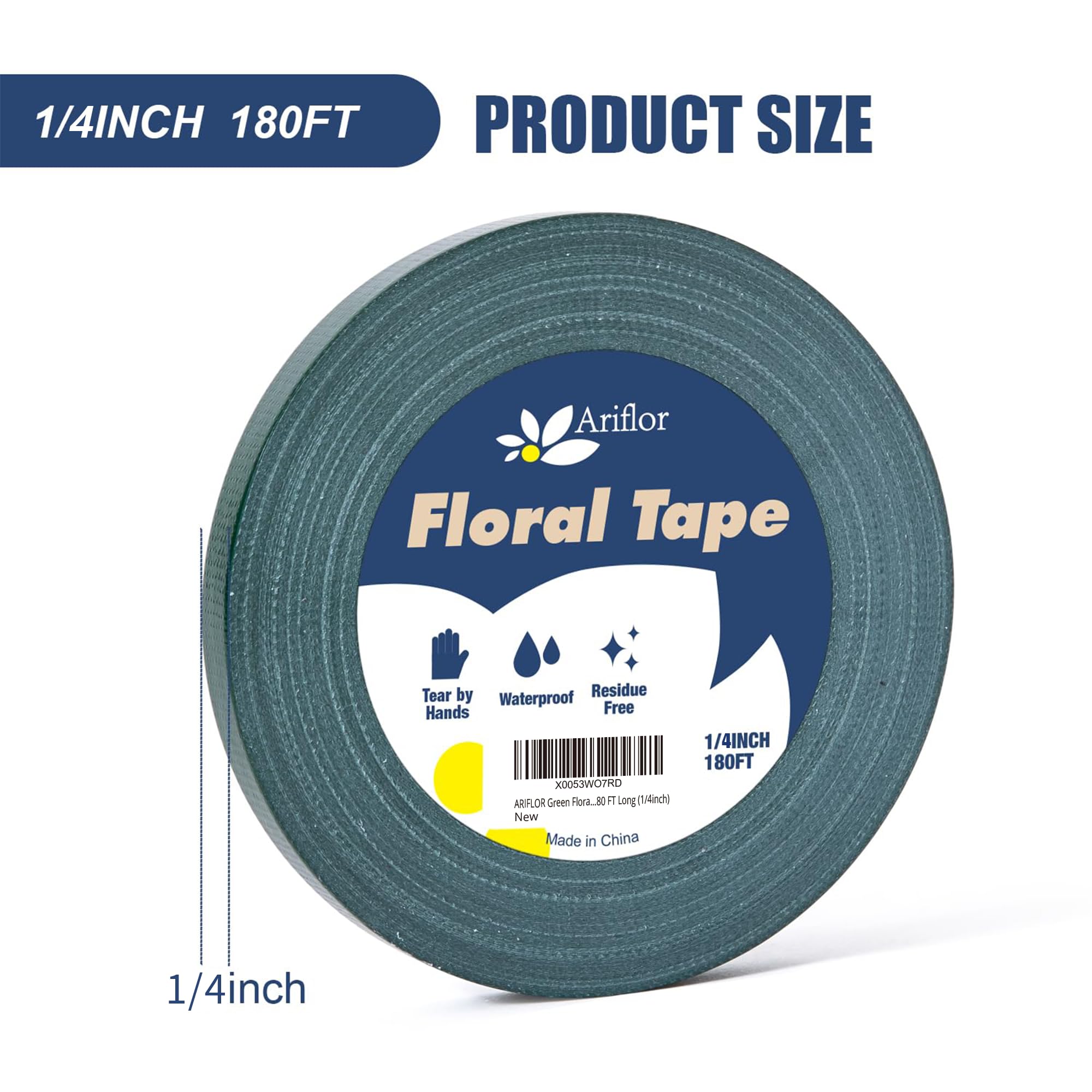 Green Floral Tape - 180FT Long, Heavy Duty -2