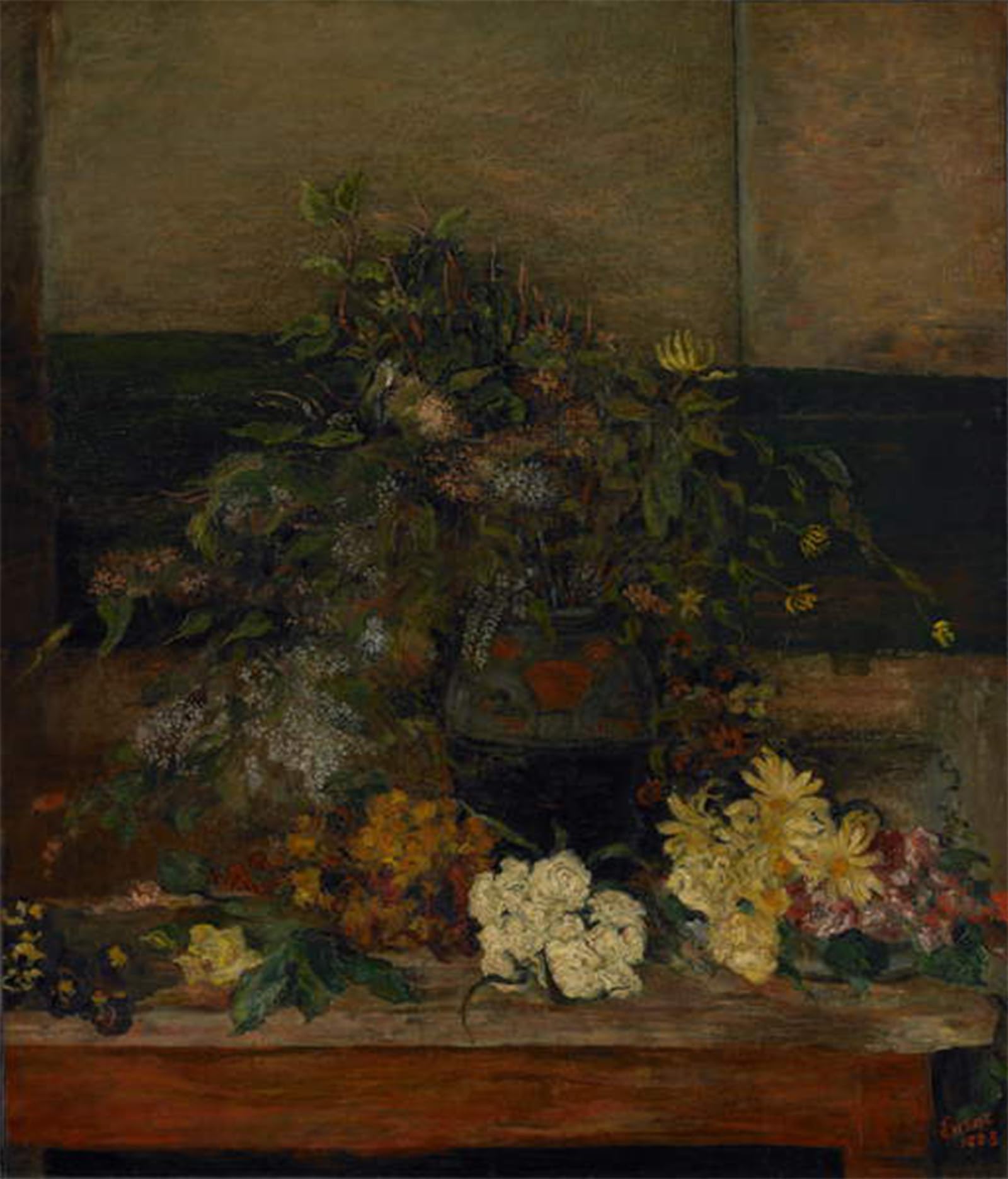 Tableaux fleurs de prairie déco murale salon moderne 60x90 - 5