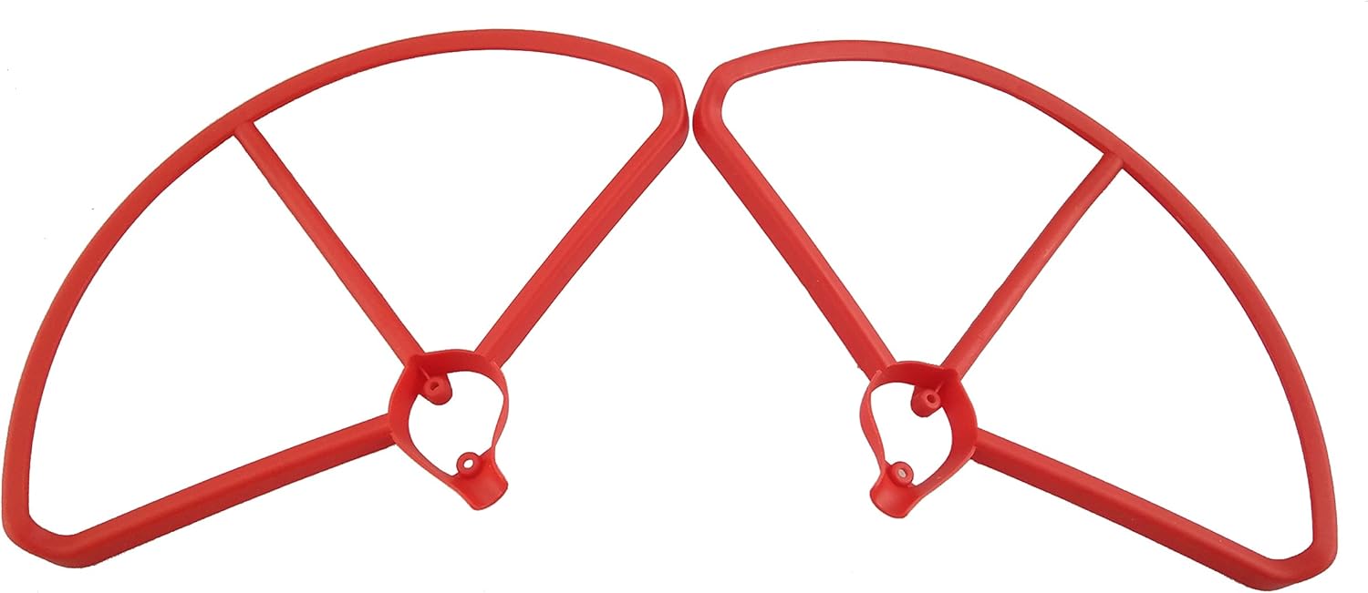sea jump 4Pcs H501S-24 H501A H501C H501M H501S W H501S pro Protective Cover Frame RC Drone Quadcopter Parts for Hubsan H501S RC Helicopter Spare Parts, Red